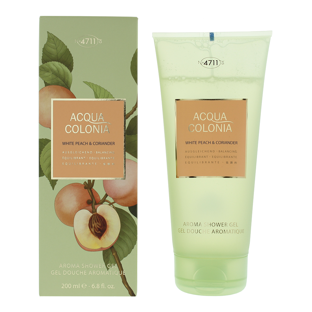 4711 Unisex Acqua Colonia White Peach & Coriander Shower Gel 200ml - One Size