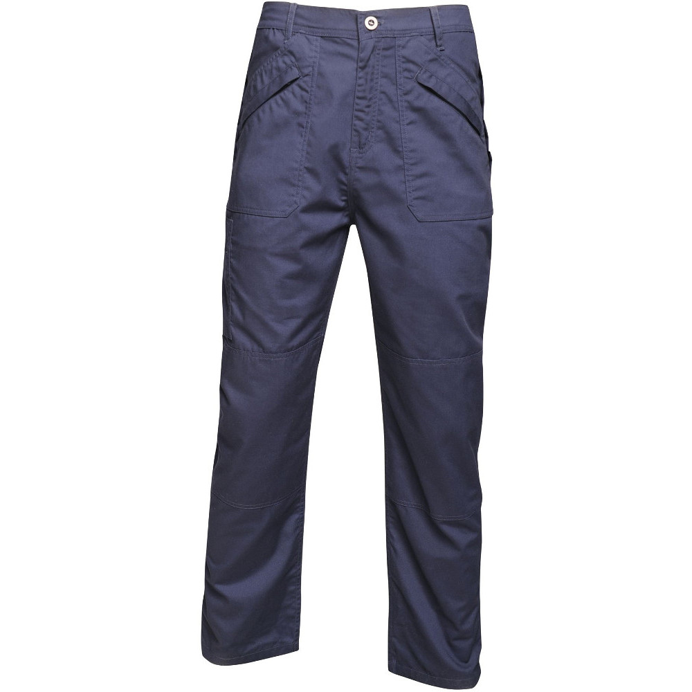 Regatta Mens Orignal Action Water Repellent Work Trousers - Navy - Size 30W/34L