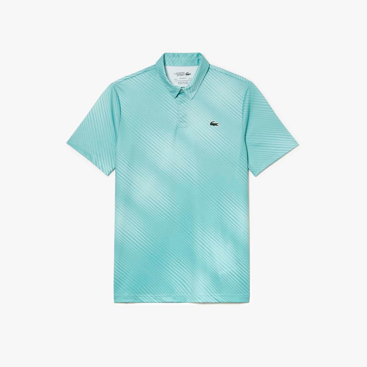 Lacoste Mens Regular Fit UV Protect Golf Polo Shirt in Green material_polyester - Size X-Small