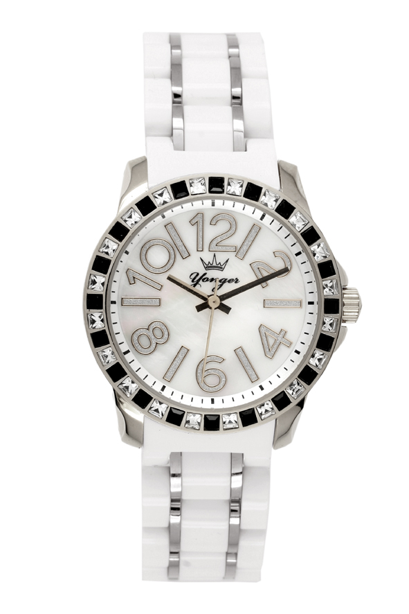 Yonger & Bresson Womens and White Dial Watch - One Size