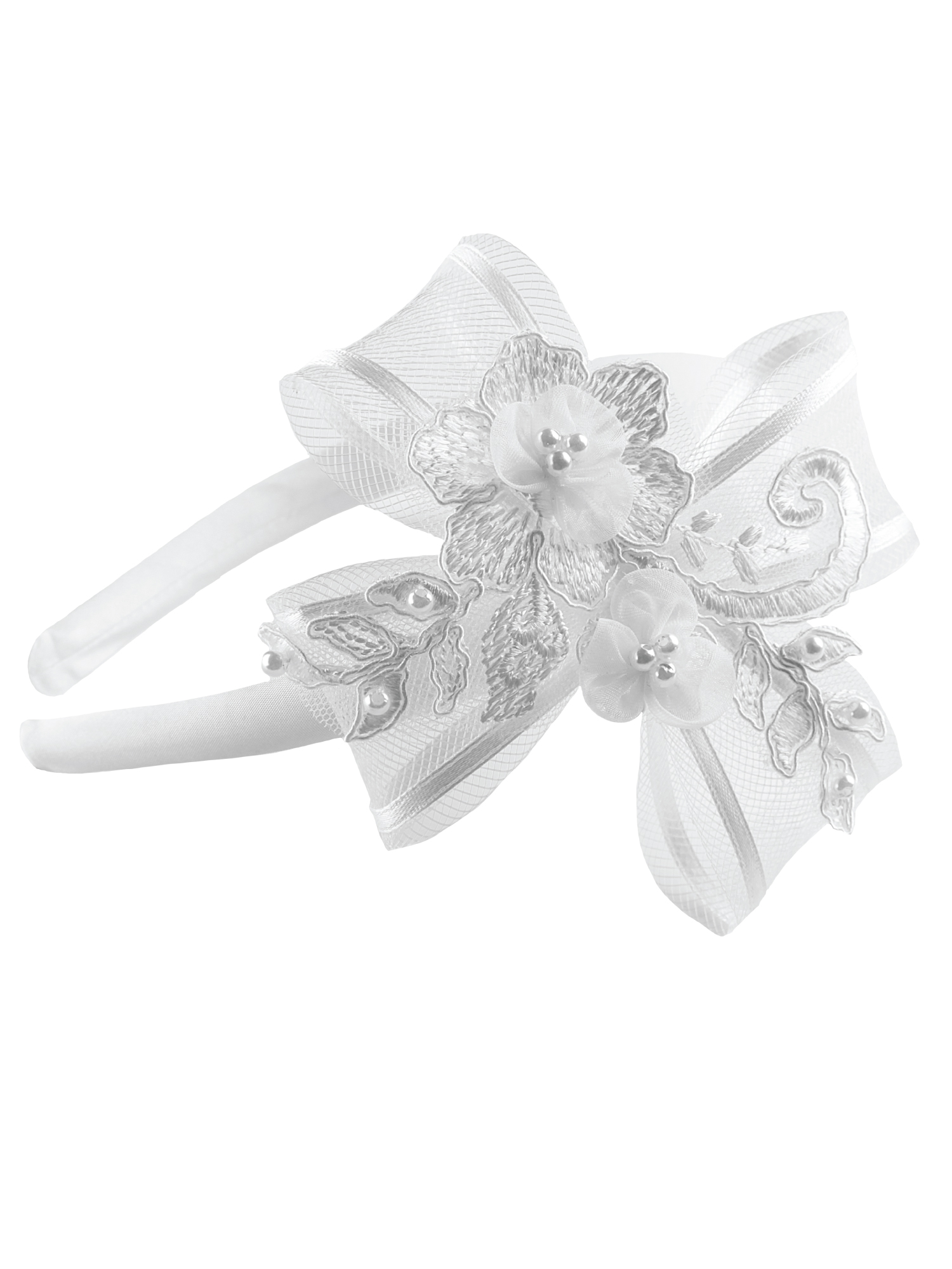 Heritage Girls Hairband - White - One Size