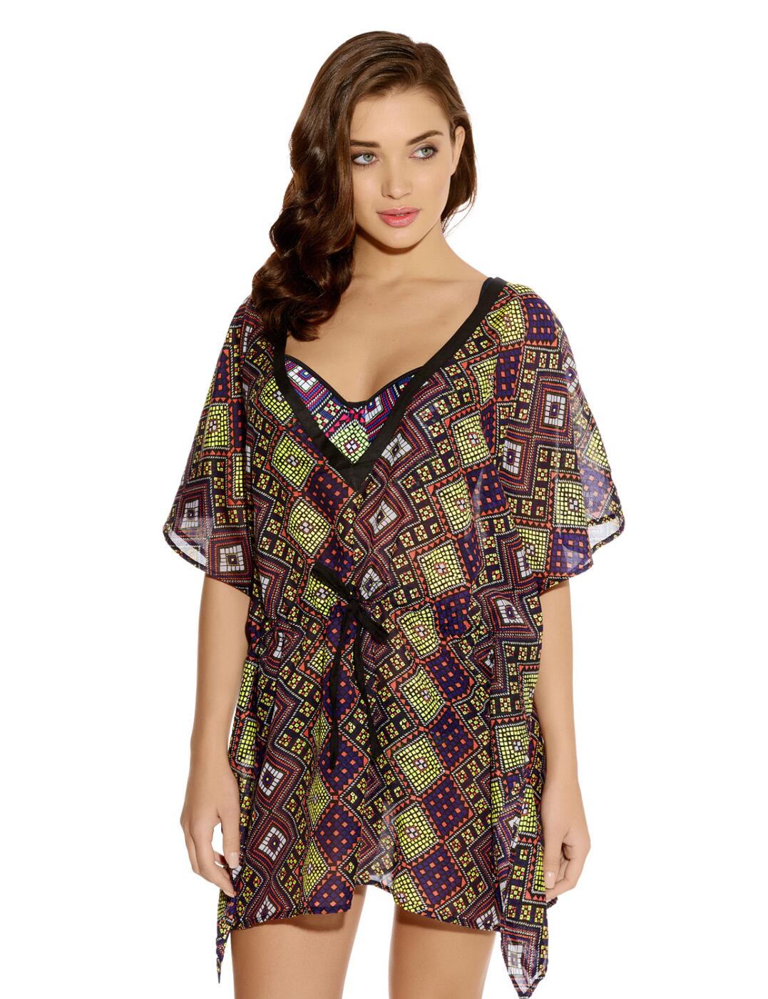 Freya Womens 3258 Byzantine Kaftan - Multicolour - Size 8 UK