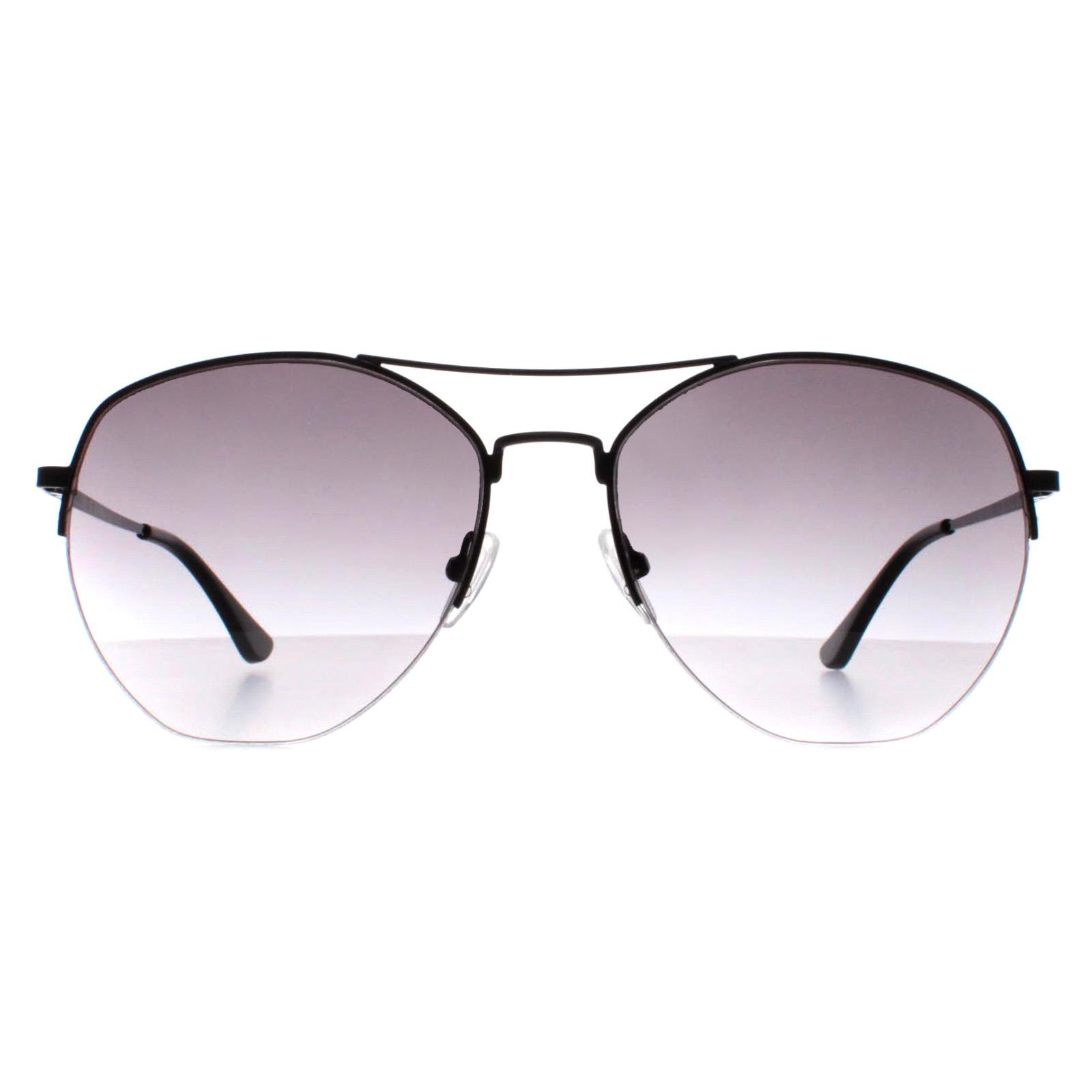 Calvin Klein Aviator Mens Black Grey Gradient CK20121S Metal - One Size