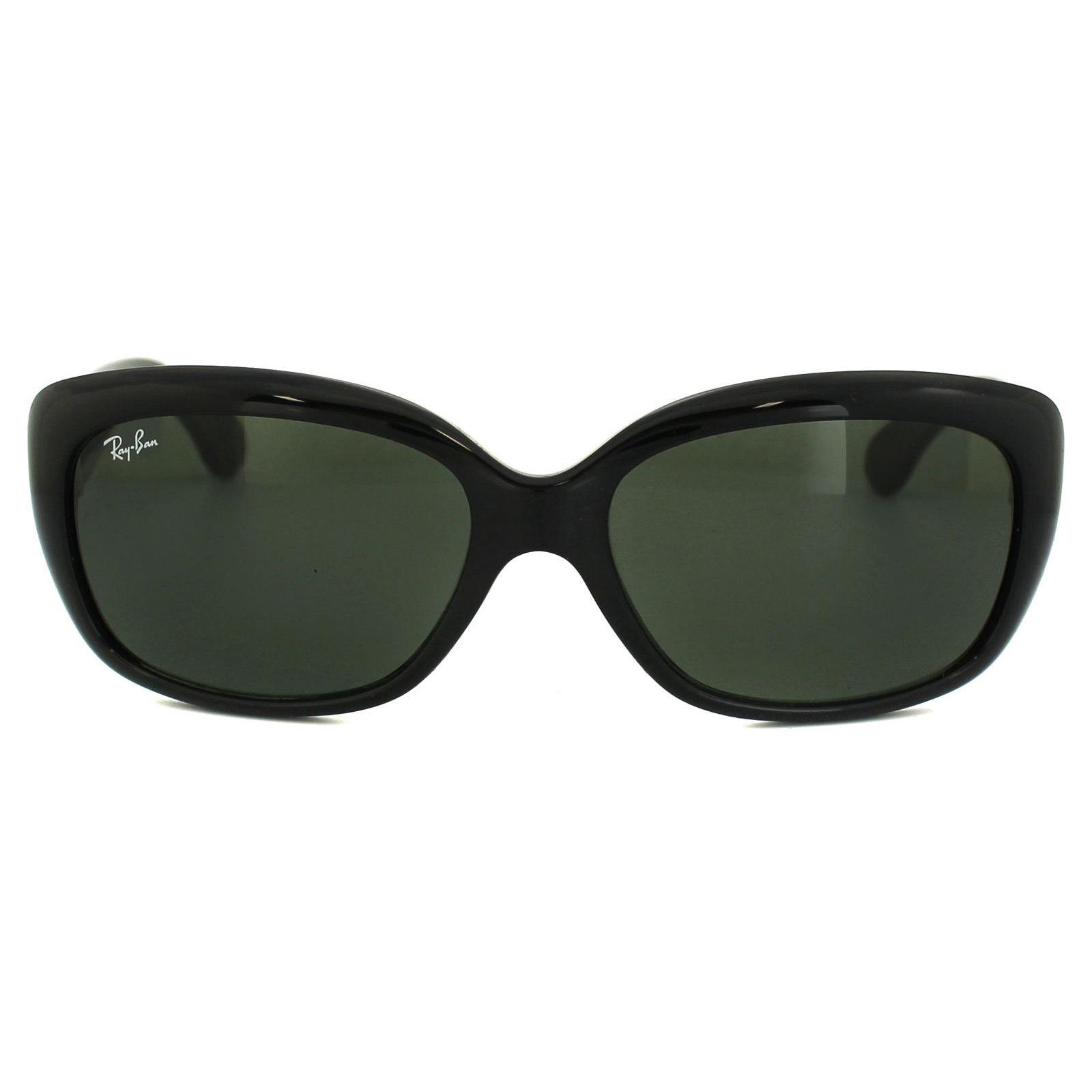 Ray-Ban Butterfly Womens Black Green Sunglasses - One Size