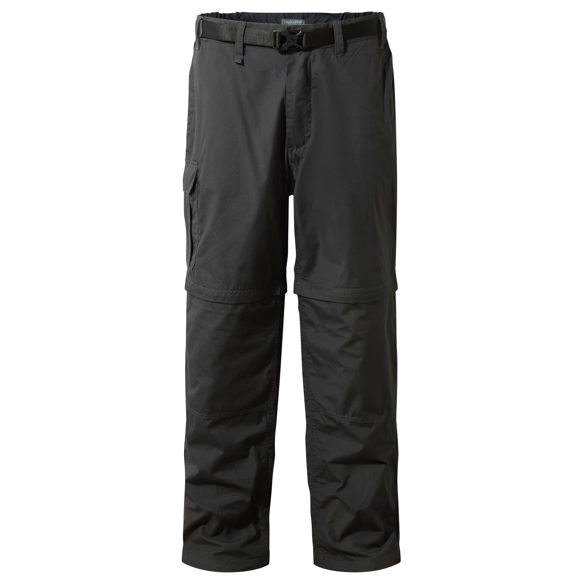 Craghoppers Mens Kiwi Convertible Trousers (Black Pepper) - Size 40W/34L