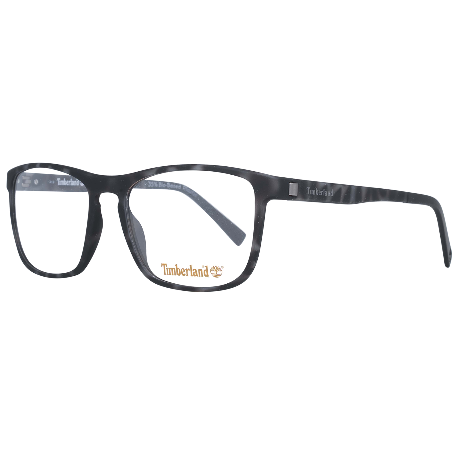 Timberland Unisex Square Mens Grey Tortoiseshell Glasses - Black - One Size