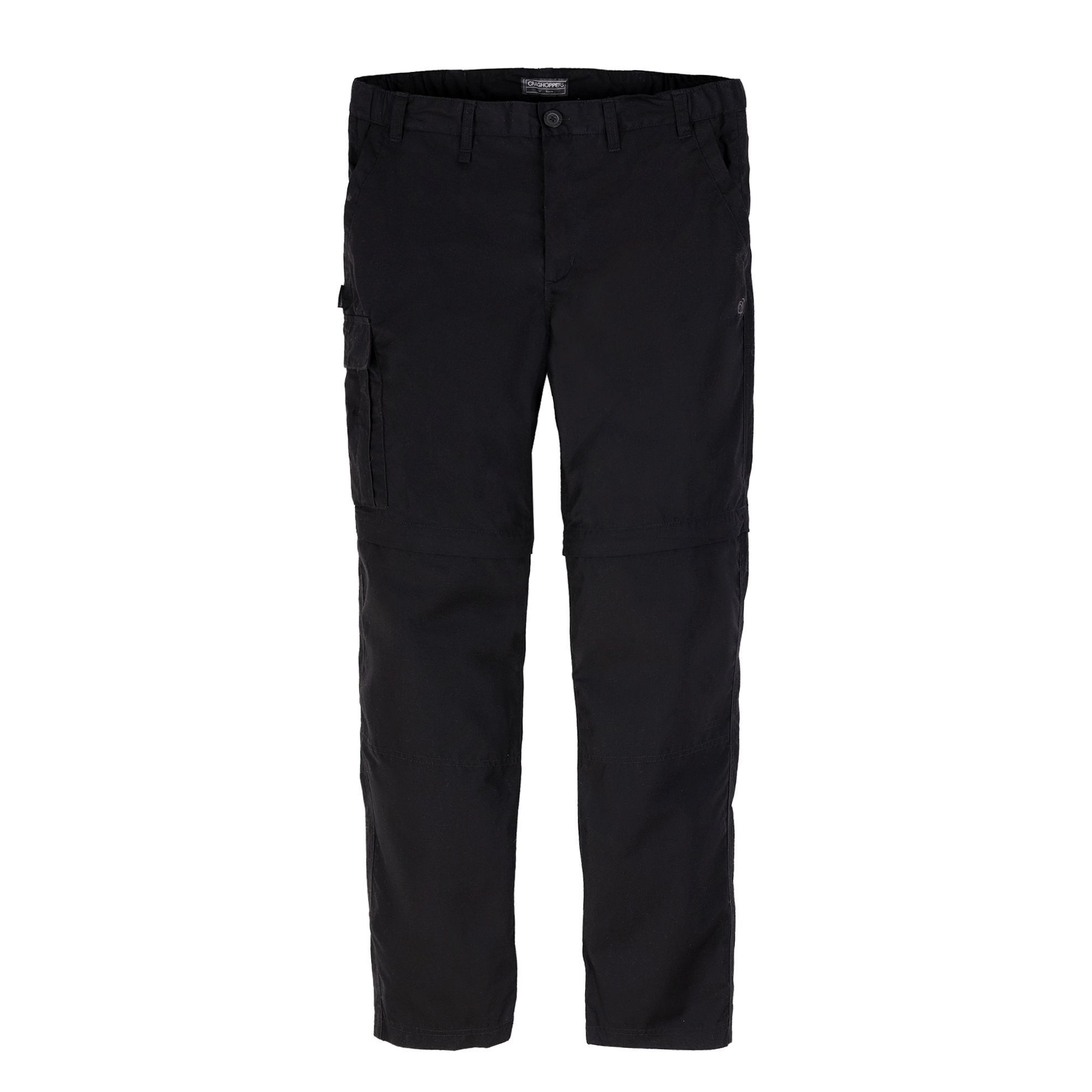 Craghoppers Mens Expert Kiwi Tailored Cargo Trousers (Black) - Size 40 Long