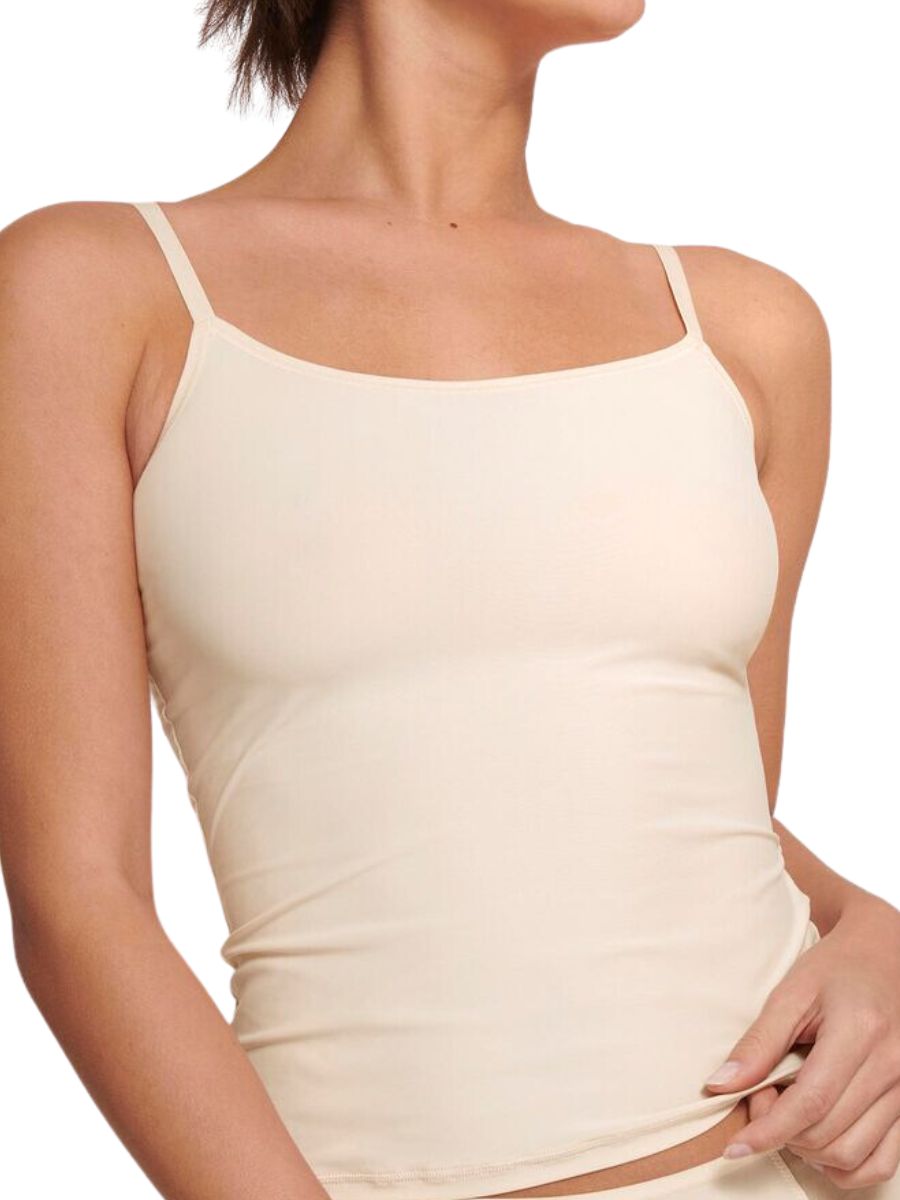 Sloggi Womens Soft ADAPT Spaghetti Top - Beige Polyamide - Size 2XL