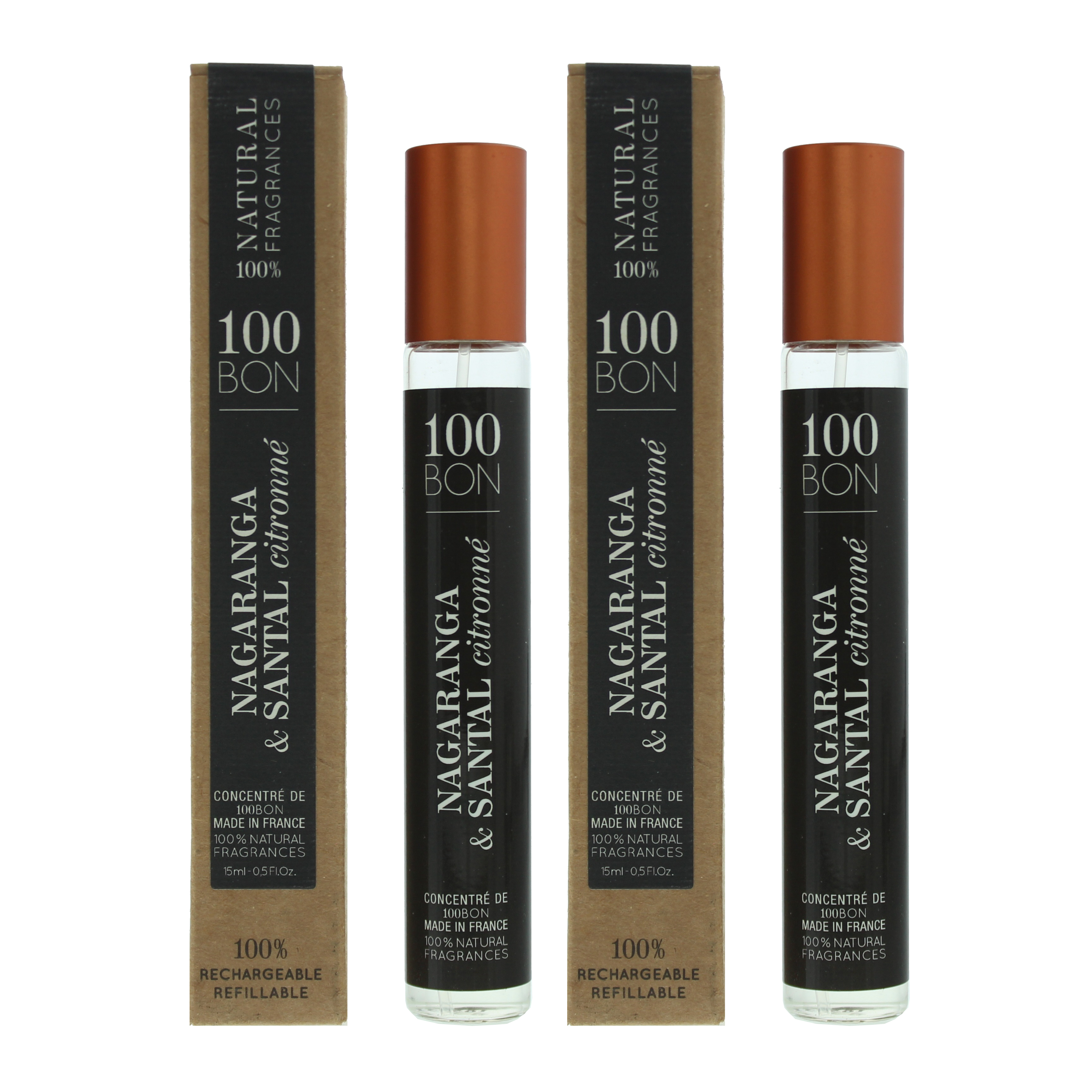 100Bon Unisex 100 Bon Nagaranga Santal Citrone Refillable Eau De Parfum 15ml x 2 - One Size