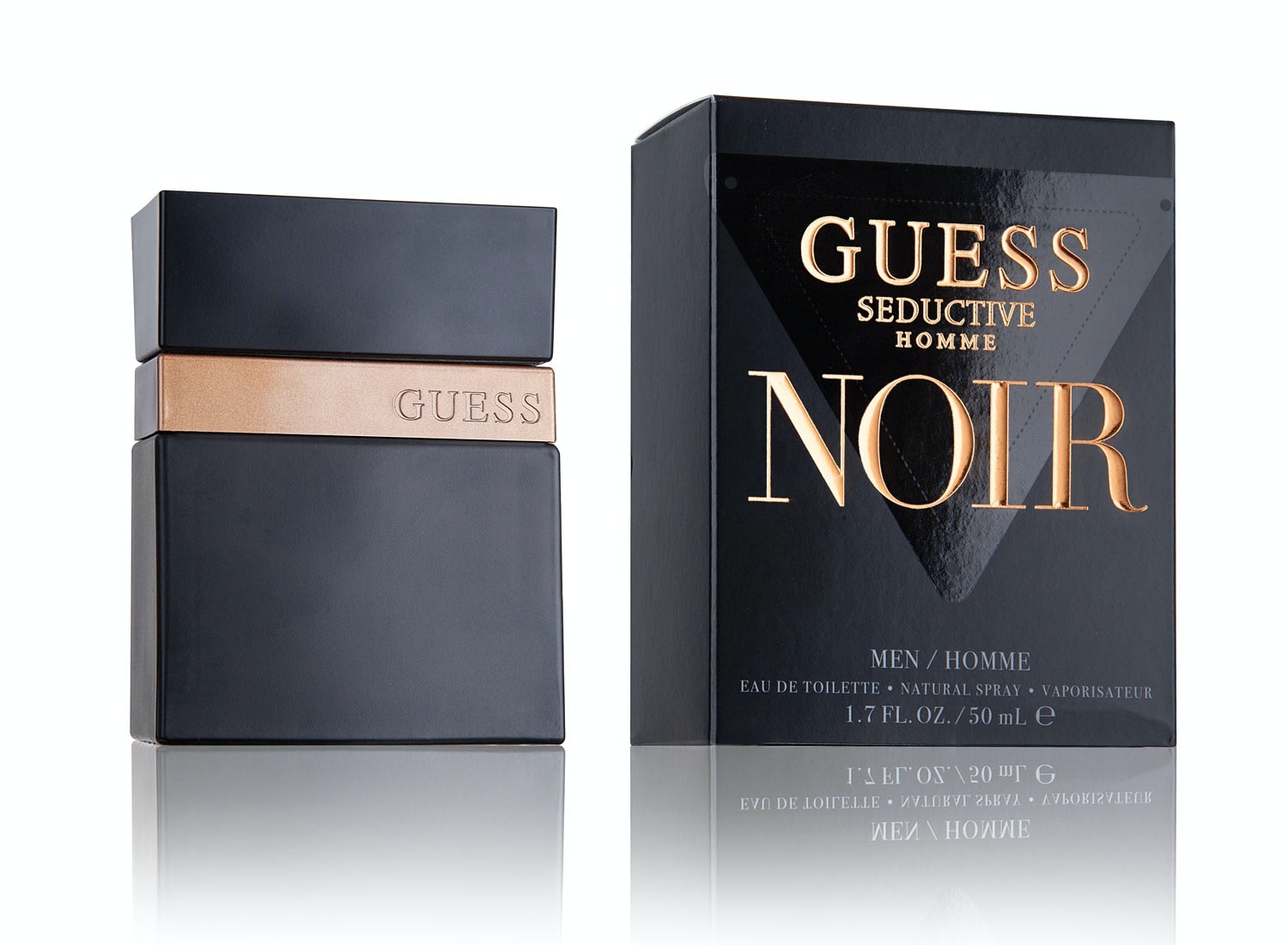 Guess Mens Seductive Noir For Men Ip Eau De Toilette Spray 50Ml - NA - One Size