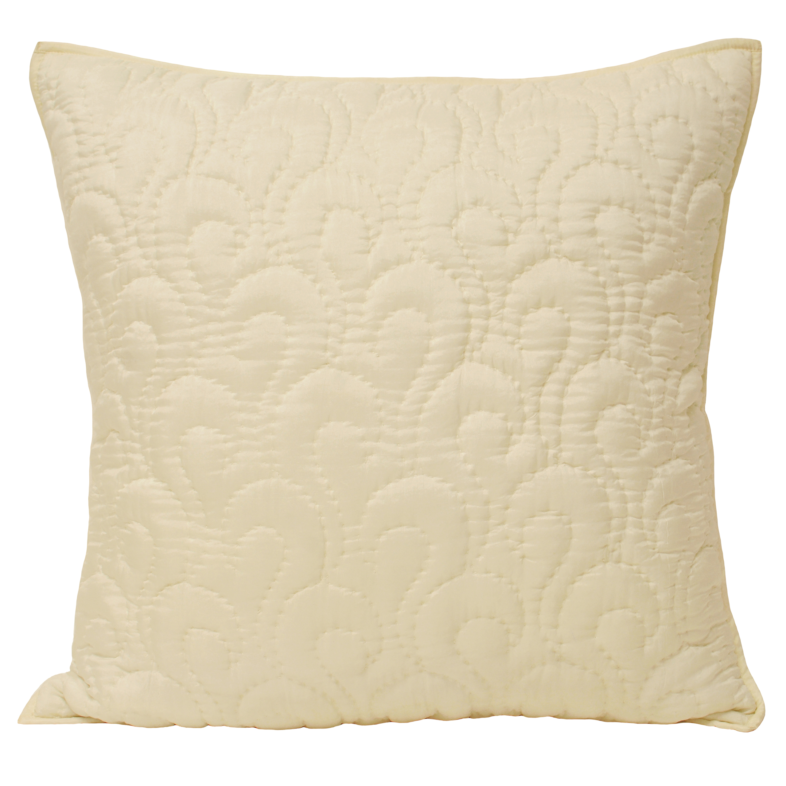 Paoletti Nimes Filled Cushion - Ivory - Size 55 cm x 55 cm