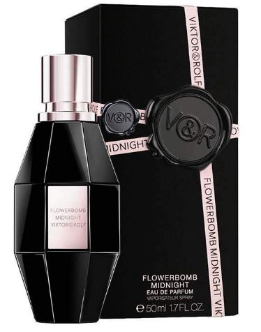 Viktor & Rolf Womens FLOWERBOMB MIDNIGHT EDP SPRAY 50ML - Pink - One Size