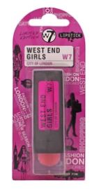 W7 Unisex WEST END GIRLS LIPSTICK POWDER PINK - One Size