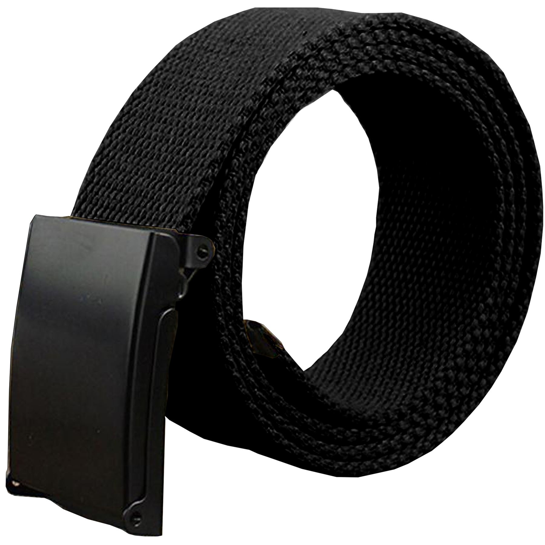 Kruze By Enzo Mens Belts - Black Canvas - Size Medium/Large