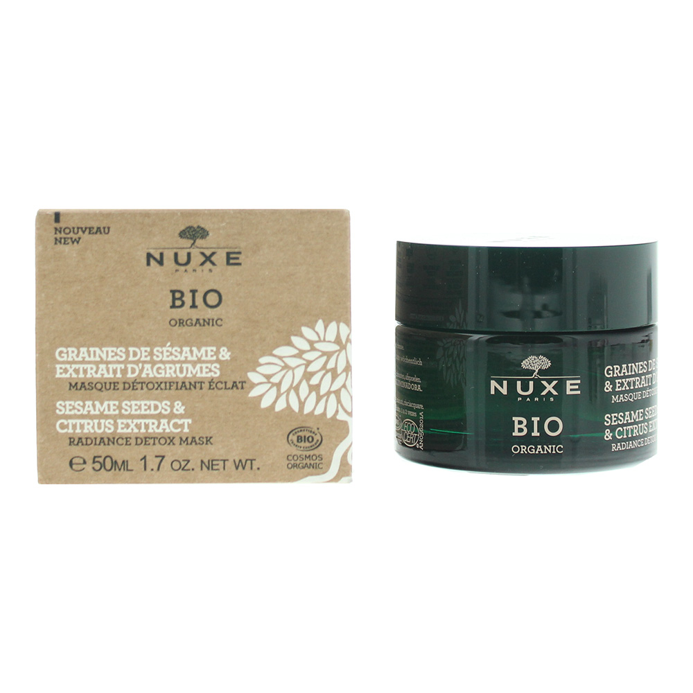 Nuxe Womens Bio Organic Sesame Seeds & Citrus Extract Radiance Detox Mask 50ml - One Size