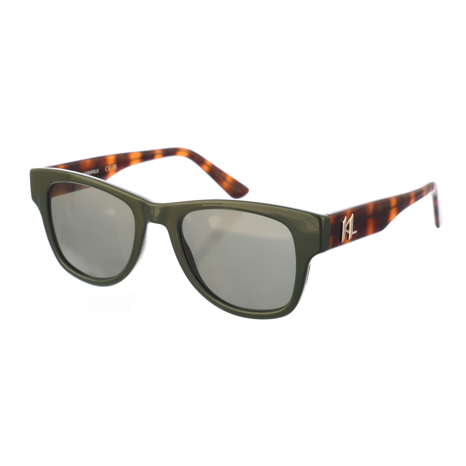 Karl Lagerfeld KL6088S Mens oval-shaped acetate sunglasses - Green - One Size