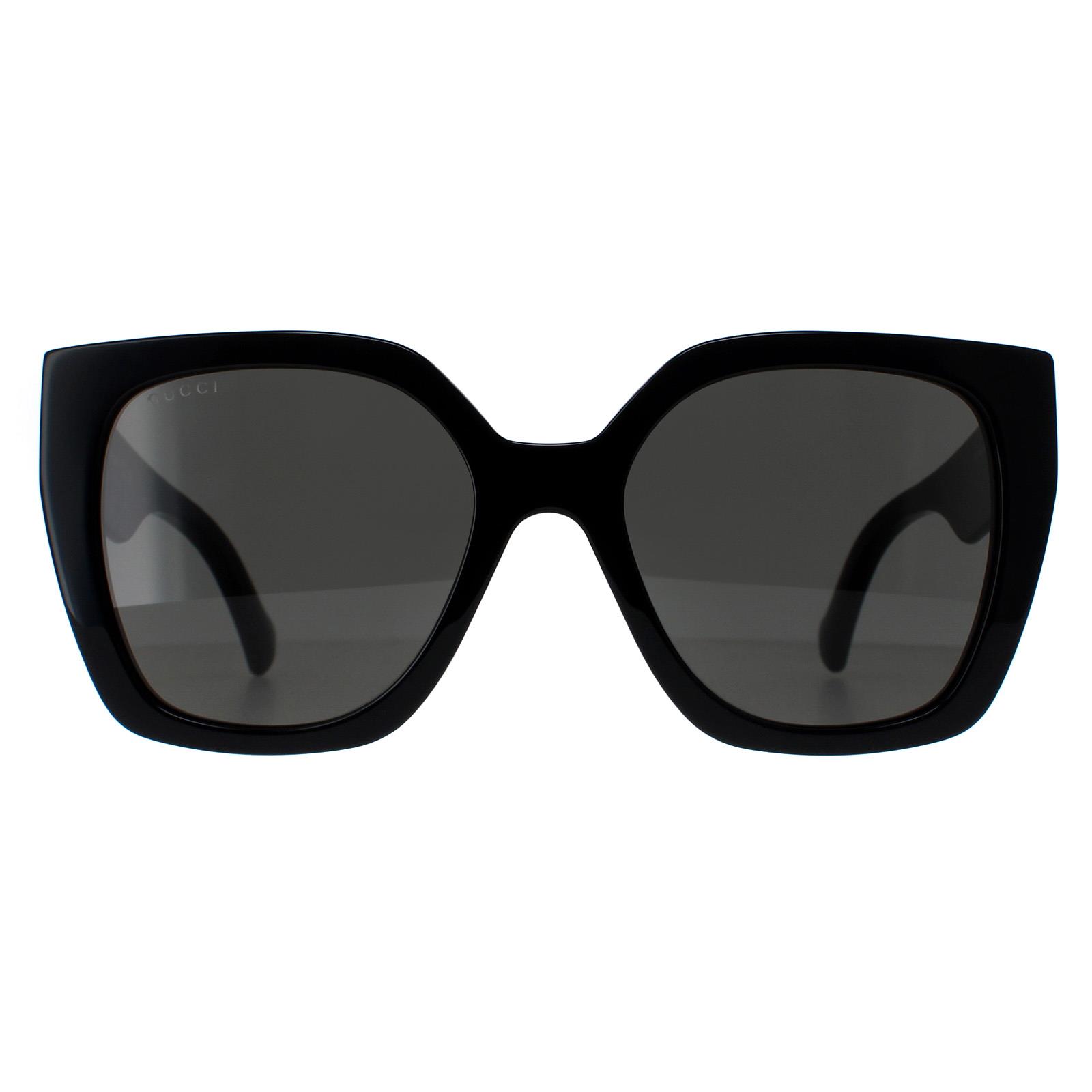 Gucci Square Womens Havana Black Grey GG1300S - One Size