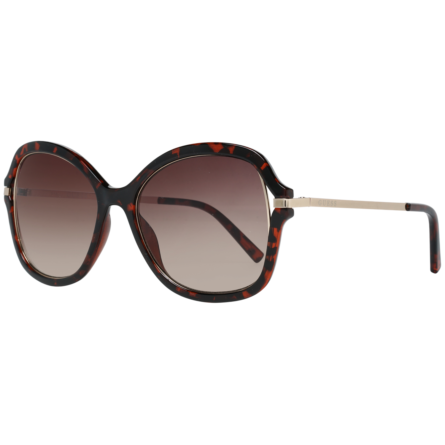 Guess Womens Sunglasses GF0352 52F 54 - Brown Metal (archived) - One Size