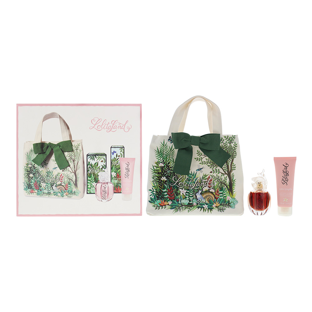 Lolita Lempicka Womens Lolitaland 3 Piece Set: Eau De Parfum 40ml & Body Lotion 75ml incl. Tote Bag - Black - One Size