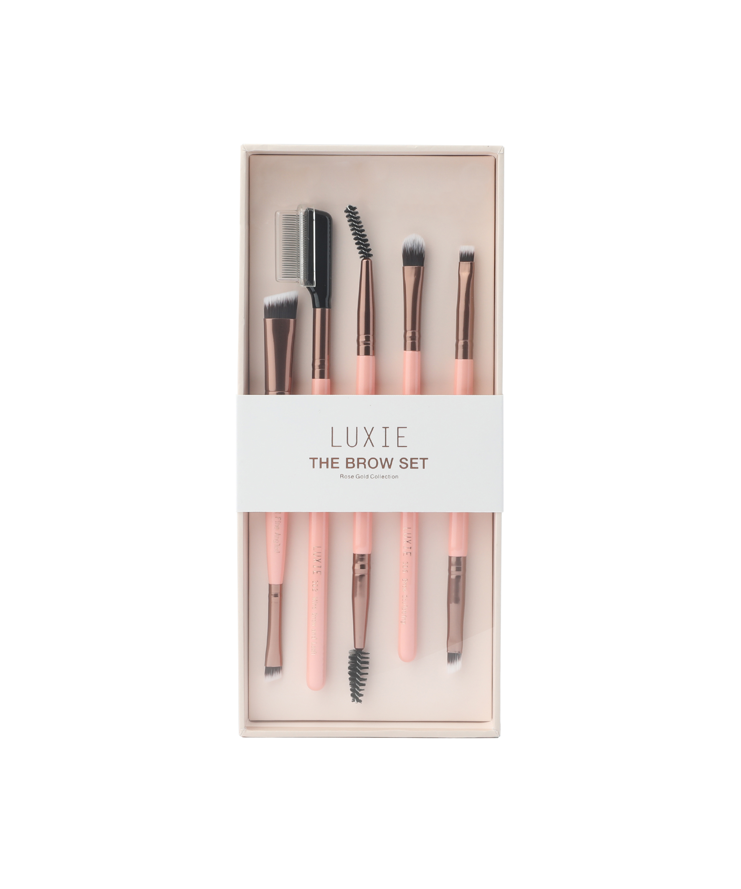 Luxie Unisex eyebrow brush set - NA - One Size