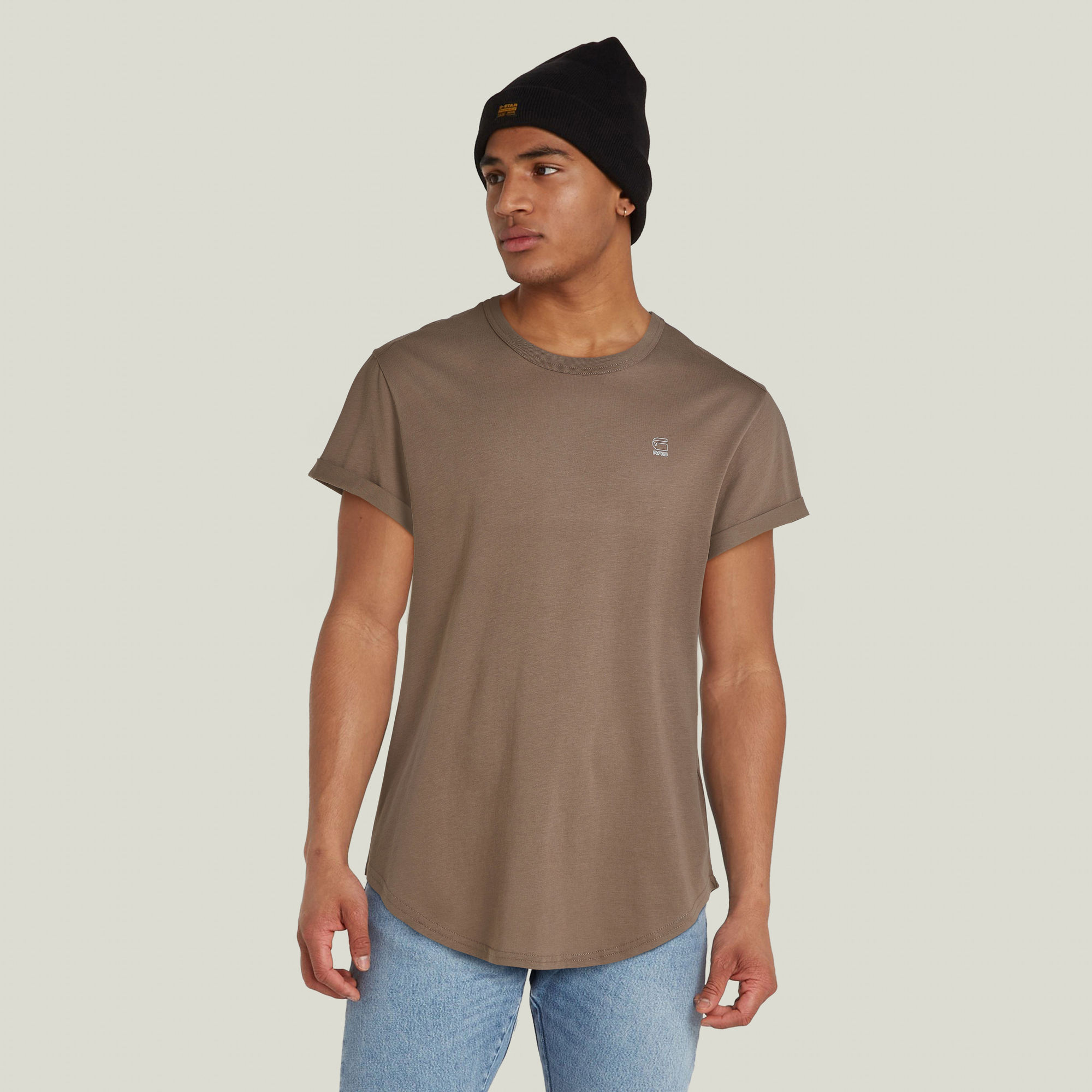 G Star Raw Mens G-Star RAW Ductsoon Relaxed T-Shirt - Brown - Size Medium