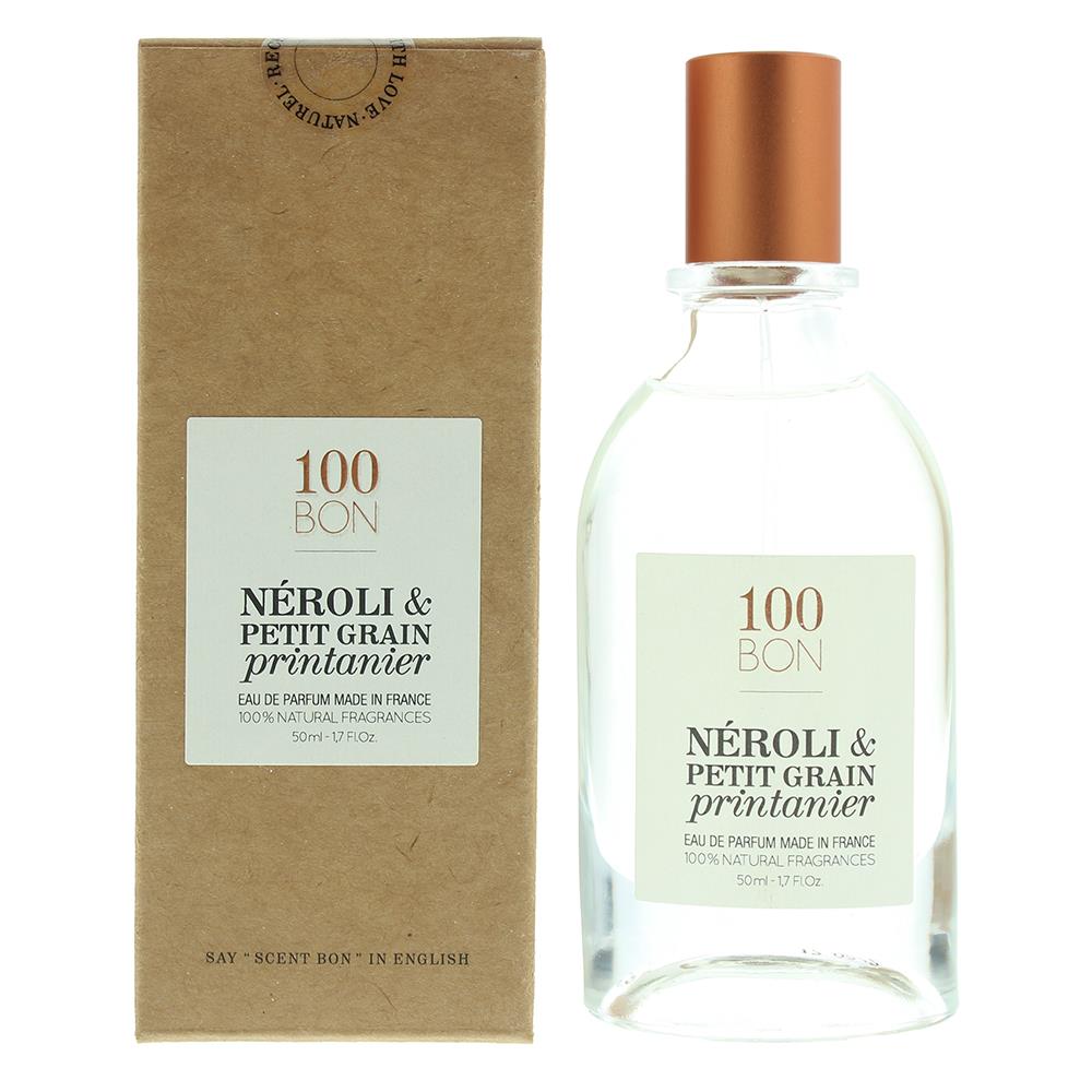 100Bon Unisex Neroli & Petit Grain Printanier Eau de Parfum Spray Natural Ingredients - Orange - One Size