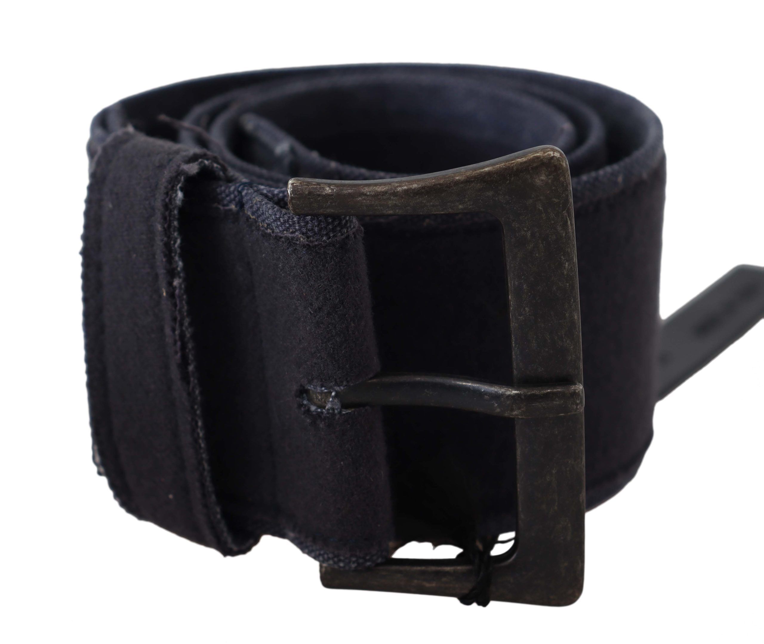 Ermanno Scervino WoMens Black Leather Wide Buckle Waist Luxury Belt - Size 70 cm