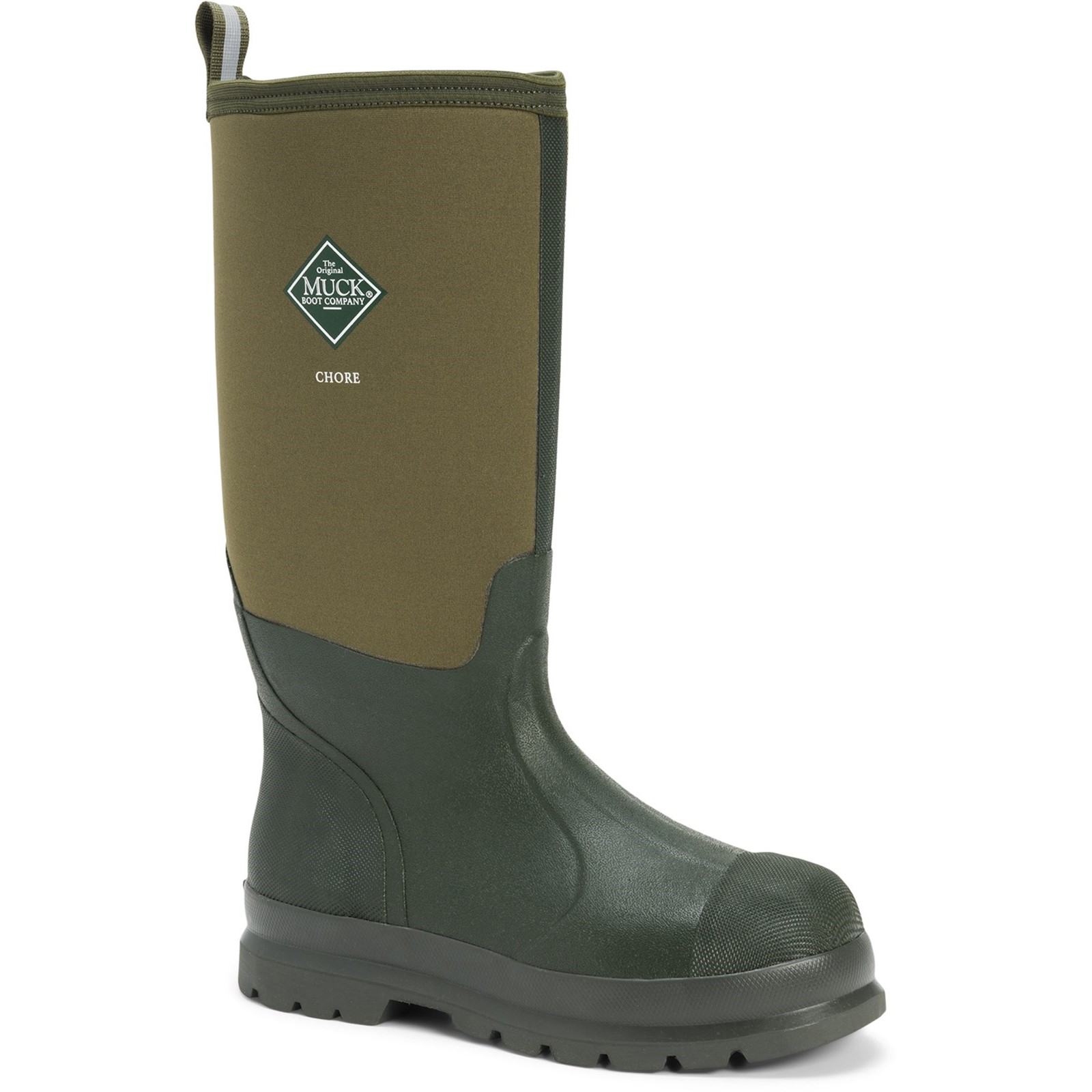 MUCK BOOTS Chore Classic Hi Patterned Unisex - Green Neoprene - Size UK 9