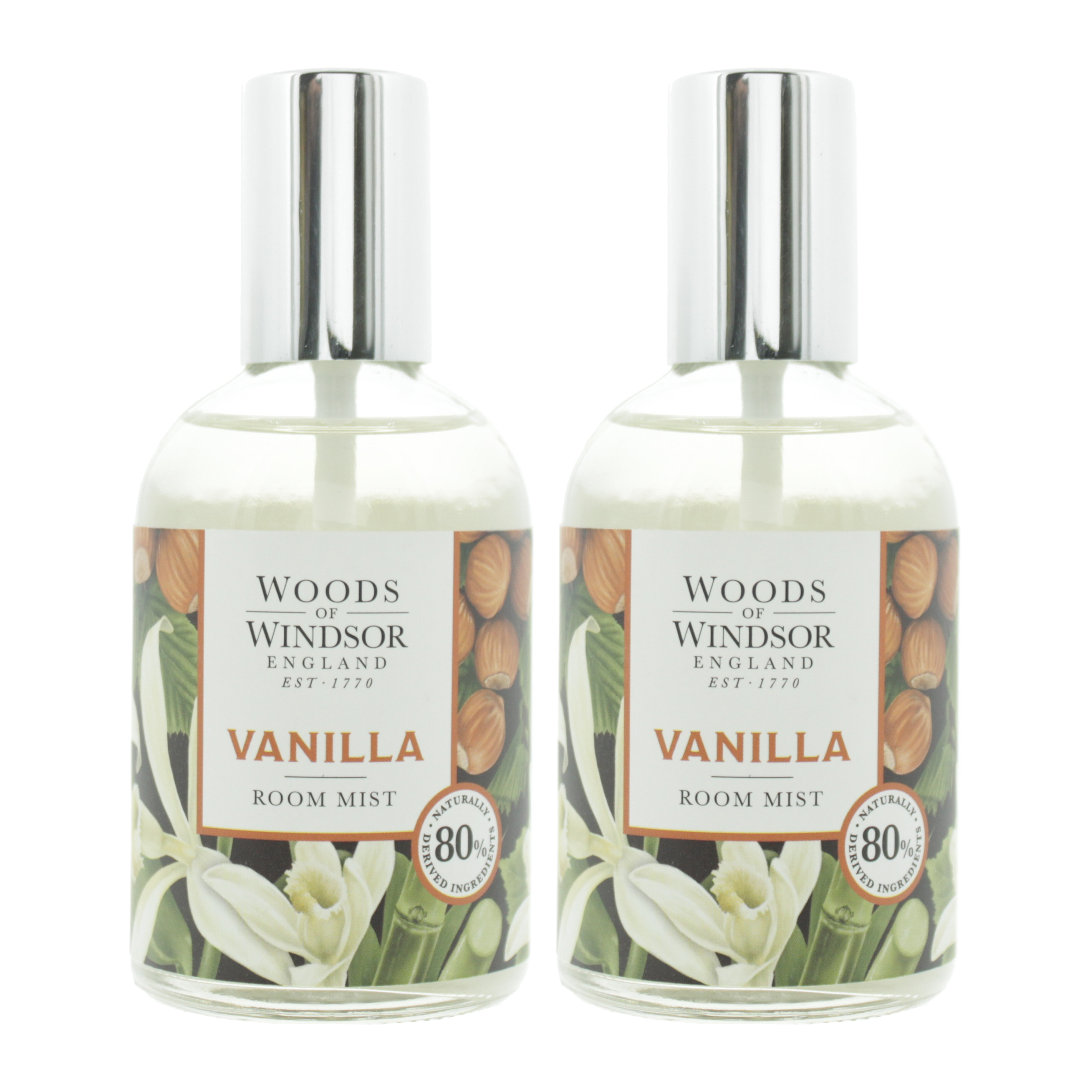 Woods Of Windsor Vanilla Room Mist 100ml x 2 - NA - One Size