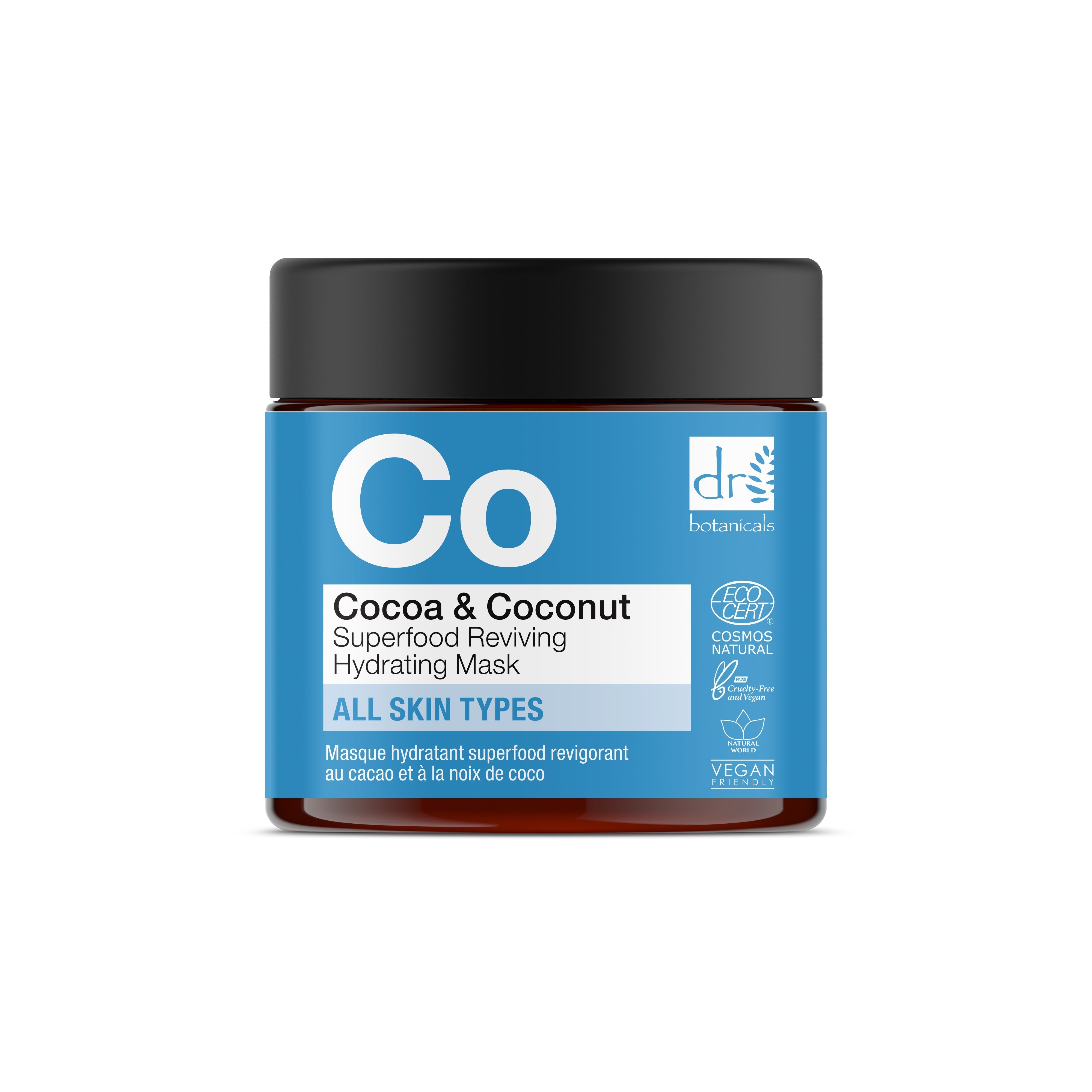 Dr Botanicals Unisex Cocoa & Coconut Superfood Reviving Hydrating Mask 60ml - One Size