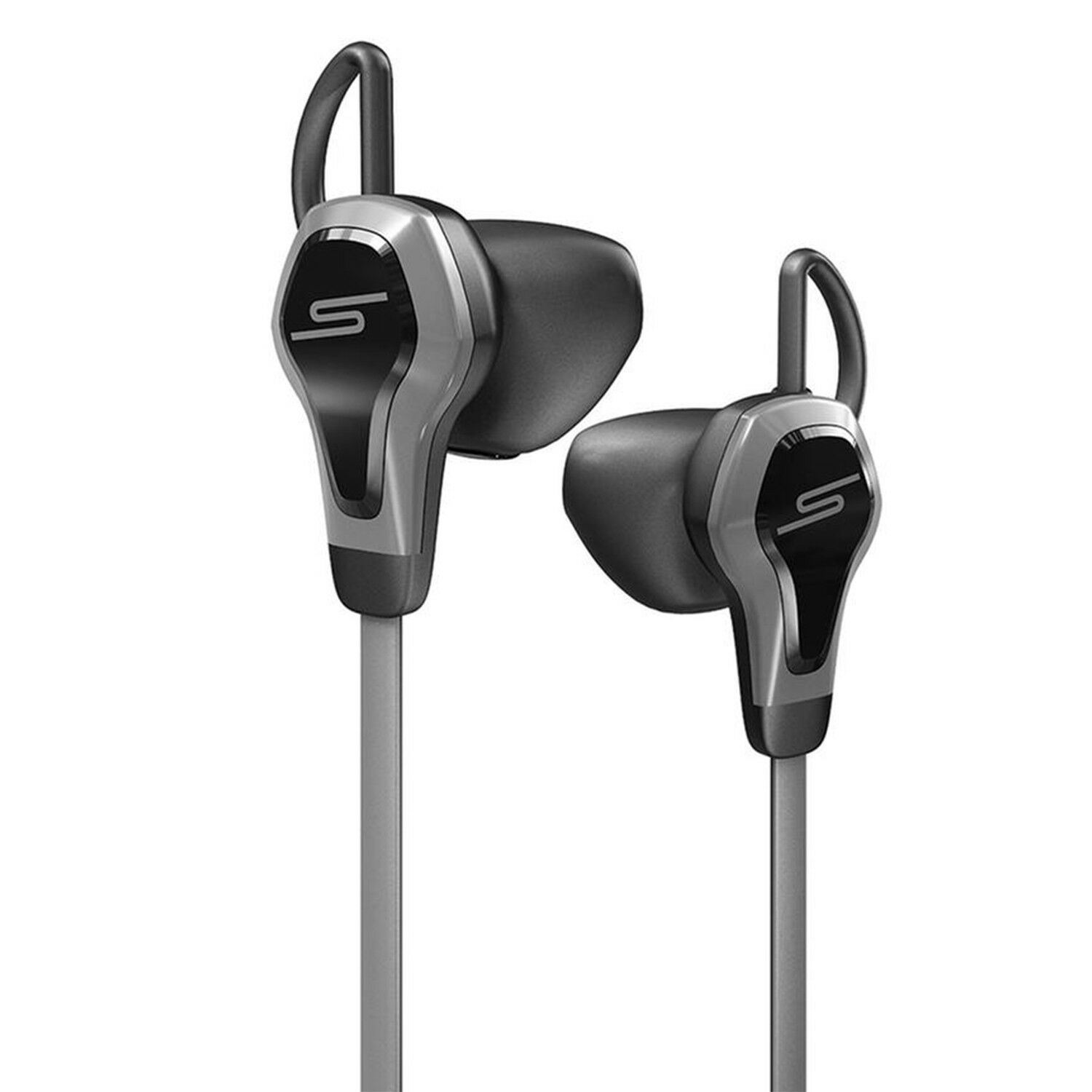 Aquarius Audio Bio Sport Earbud with Heart Monitor, Black/Grey - One Size