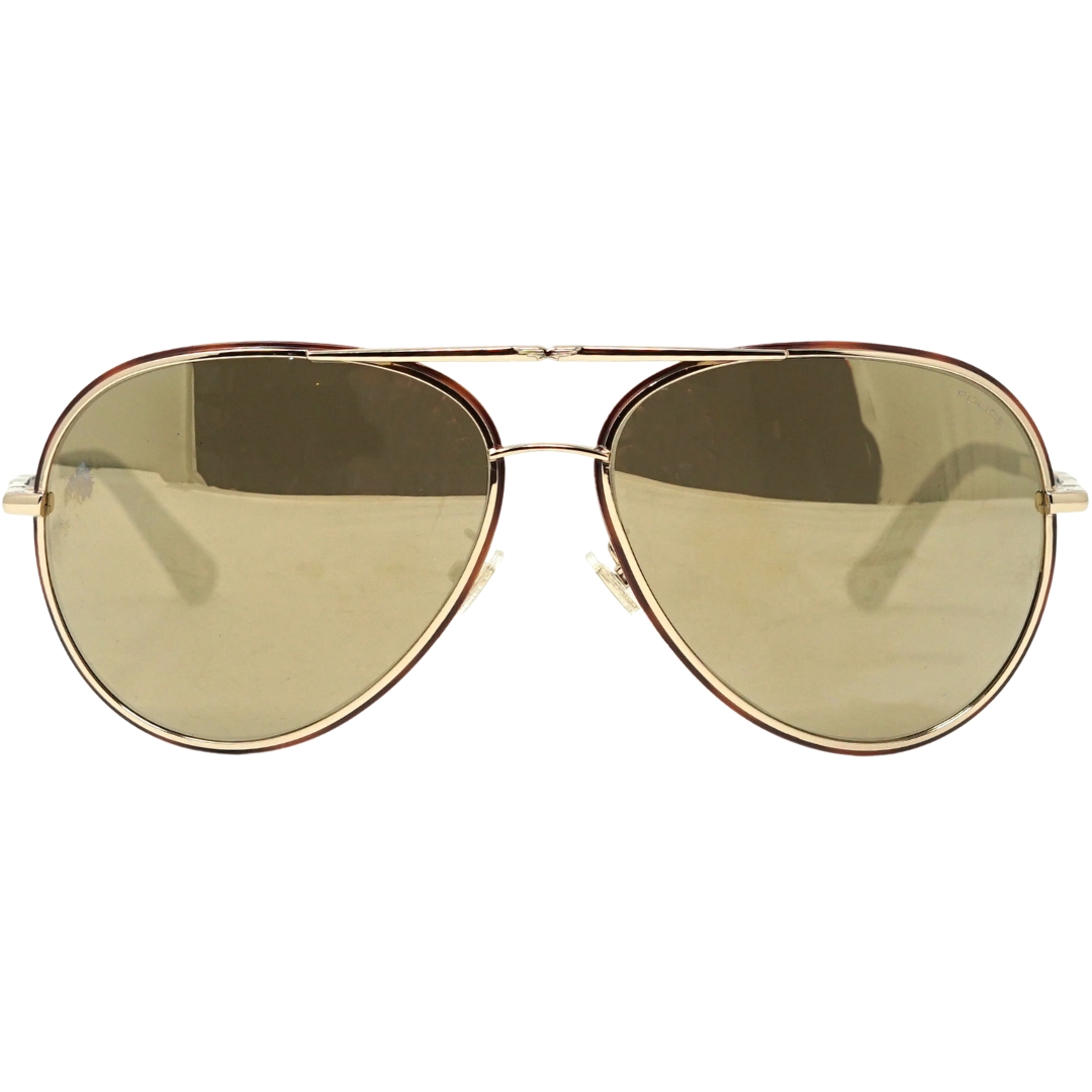 Police Mens SPL966N 320G Origins 12 Gold Sunglasses - One Size