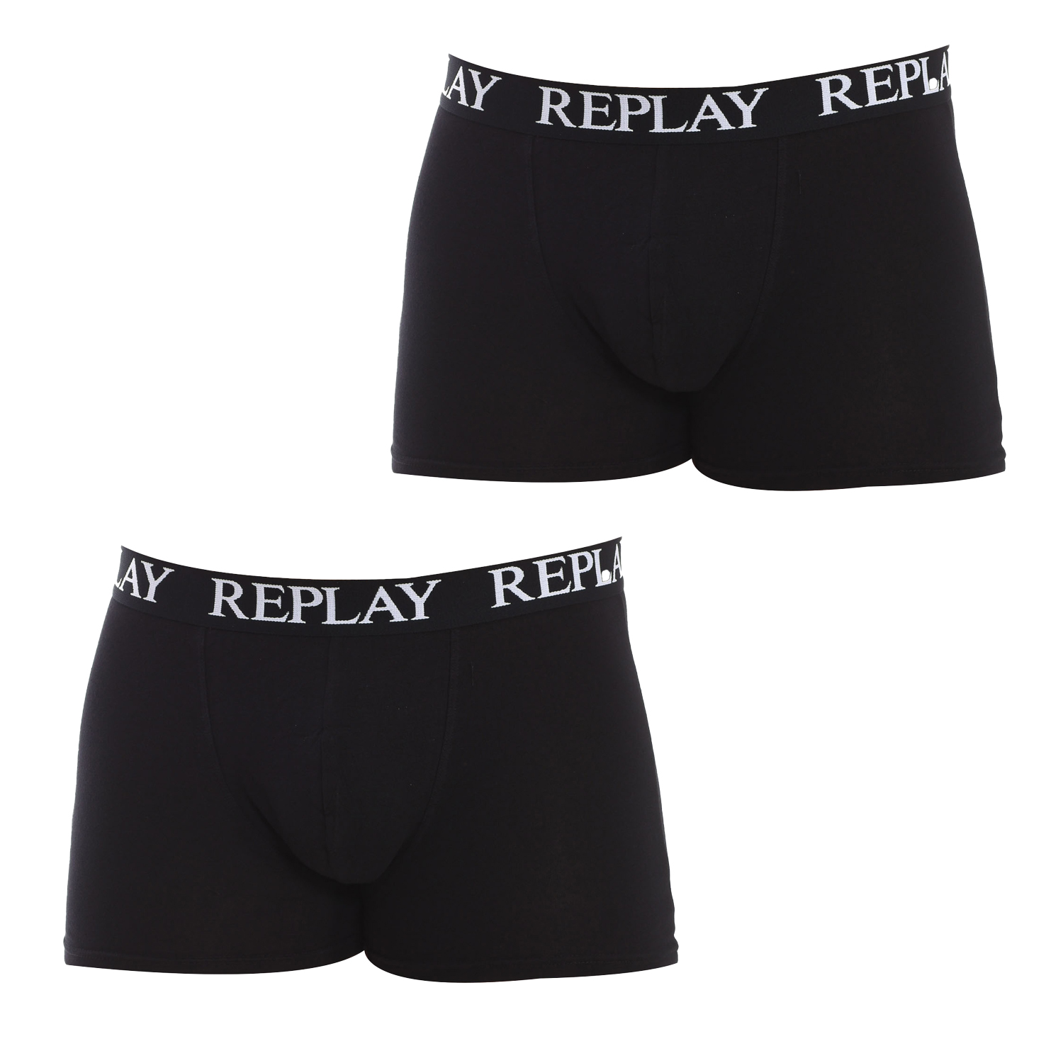 Replay Mens Pack-2 Boxers I101005 men - Black - Size Medium