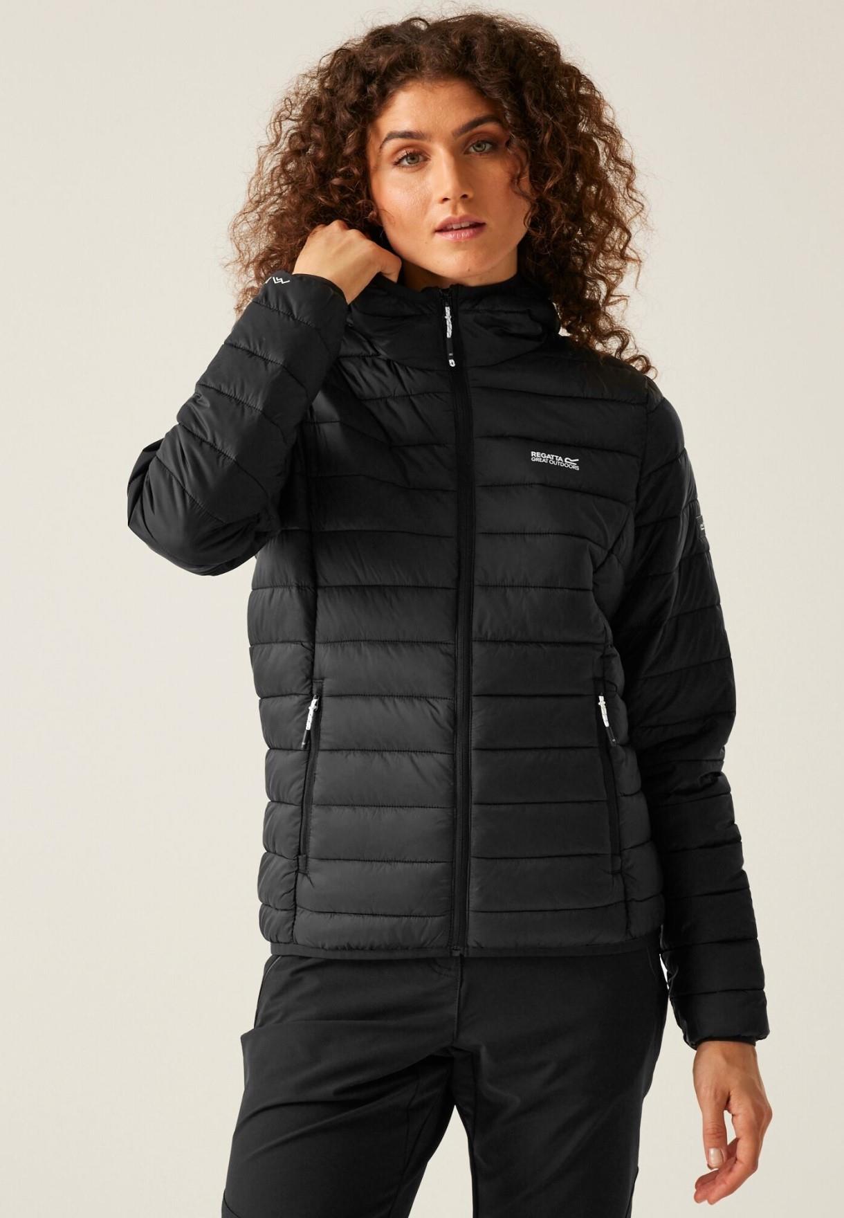 Regatta Womens Marizion Padded Insulated Jacket in Black Polyamide - Size 16 UK