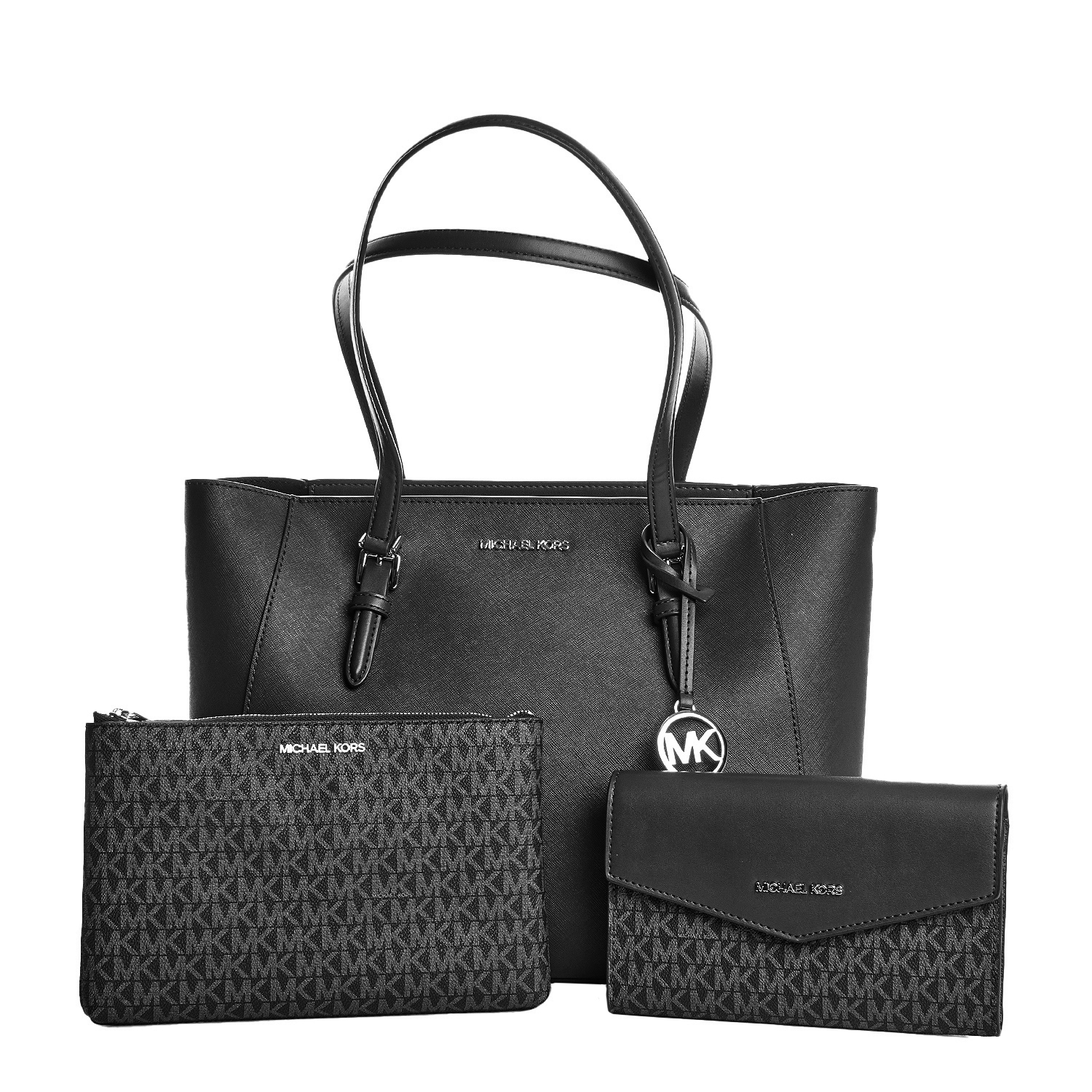 Michael Kors Womens Charlotte 3 in 1 Tote Bag 35R3SCFT3T Women - Black - One Size