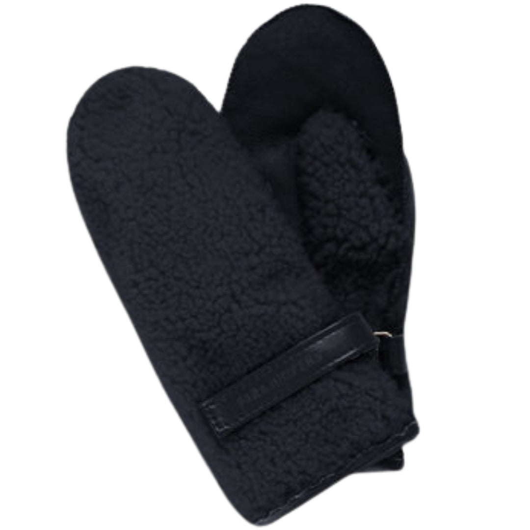 Parajumpers Womens Fluffy Mittens Blue Graphite Gloves - One Size