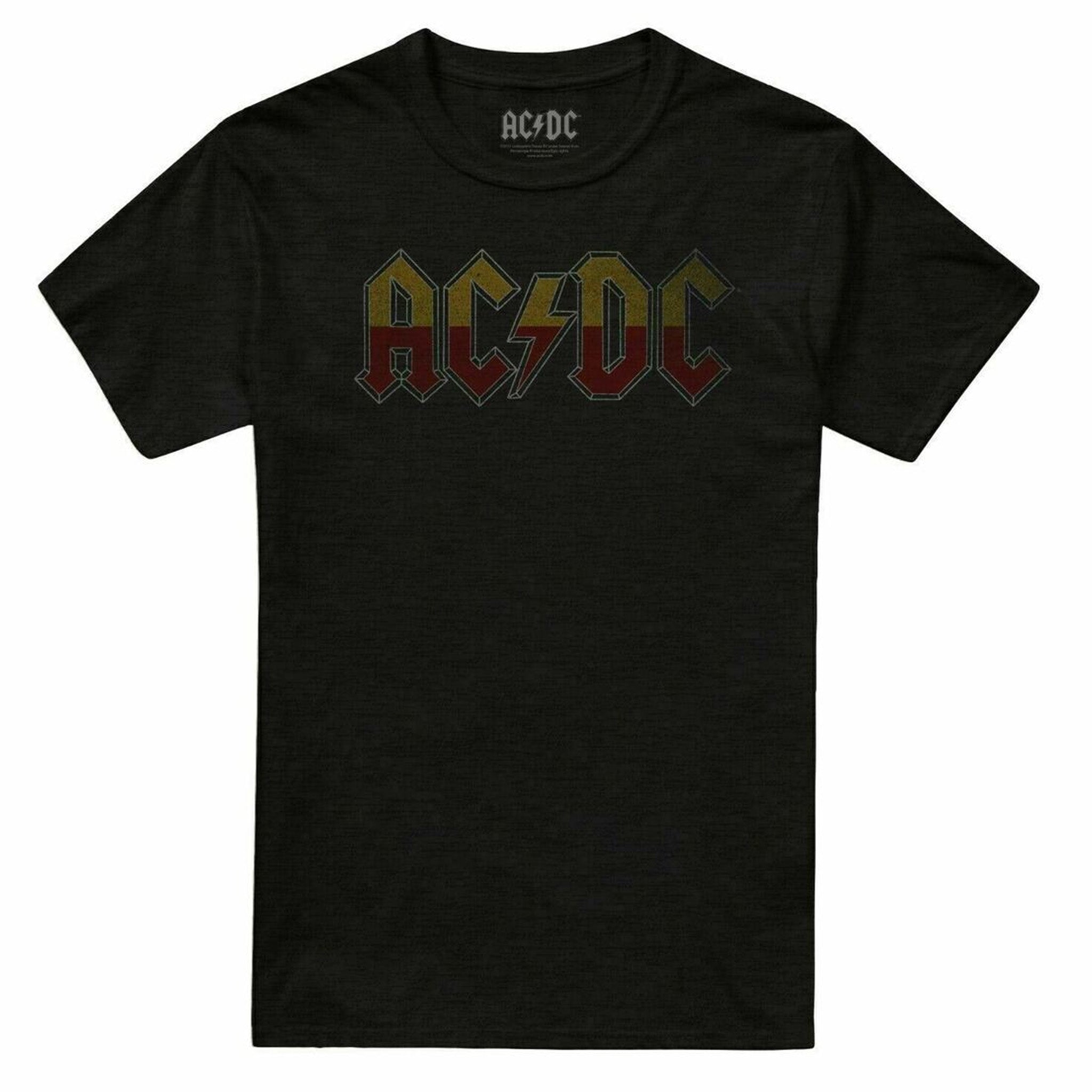 ACDC AC/DC About To Rock Tour Mens Black T-Shirt - Size Medium