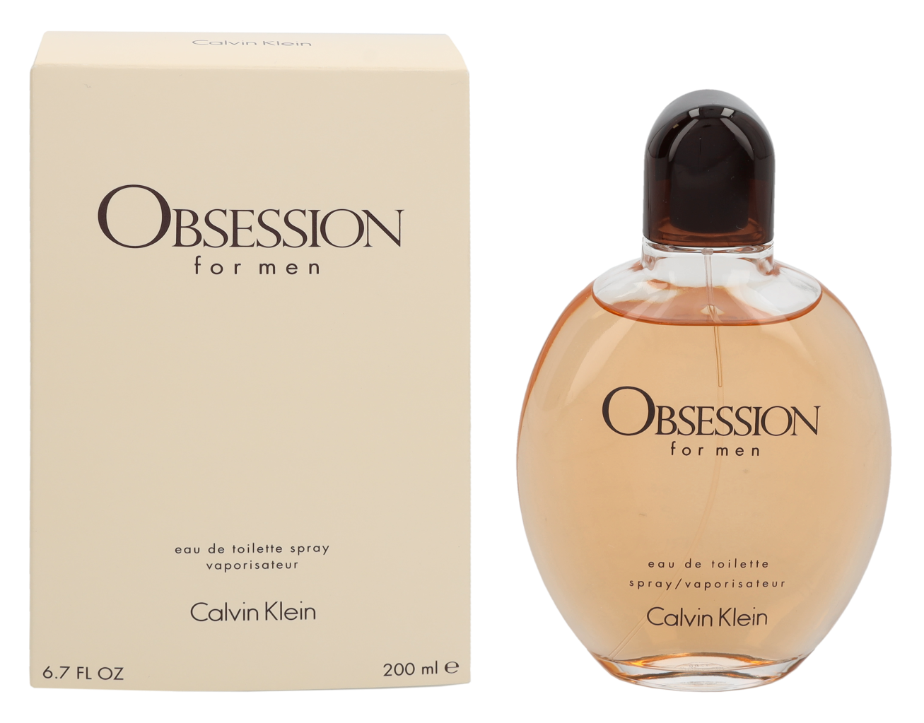 Calvin Klein Mens Obsession For Men Edt Spray 200 ml - NA - One Size