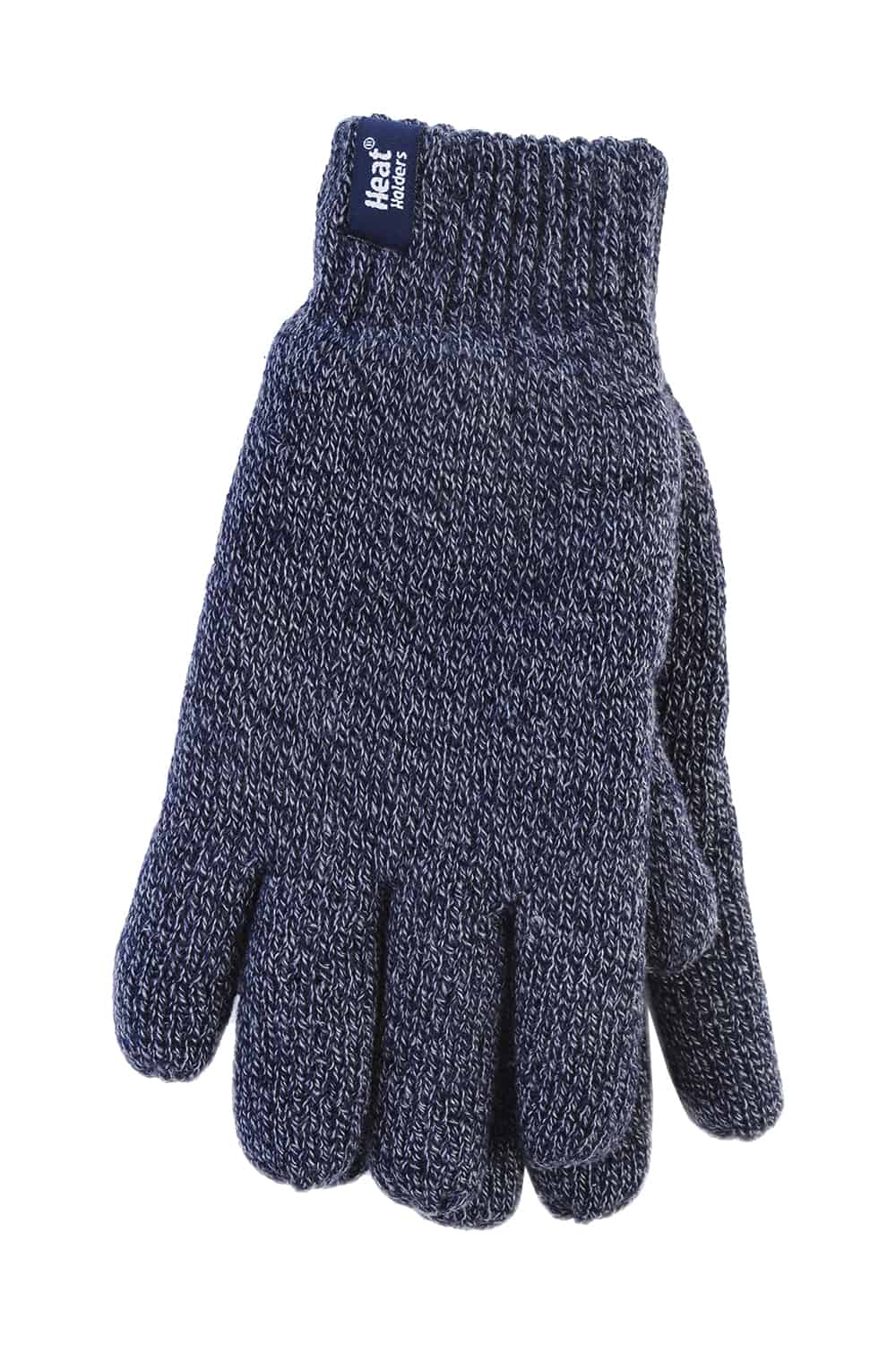 Heat Holders Mens Fleece Lined Warm Gloves For Winter - Navy - Size X-Small/Small