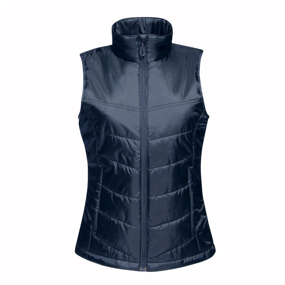 Regatta Womens StageII Insulated Workwear Zip Up Gilet - Navy Polyamide - Size 10 UK