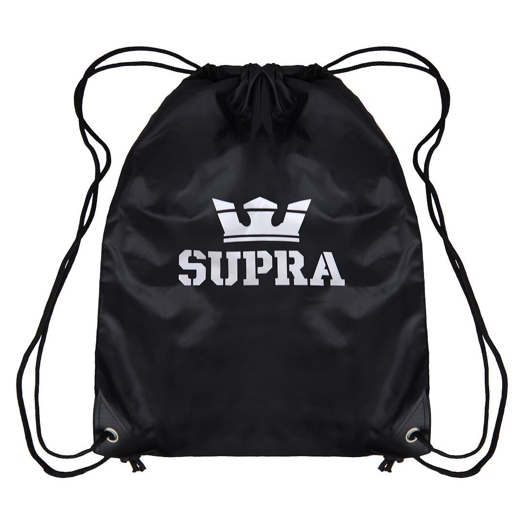 Supra Mens Logo Black Nylon Bag - One Size