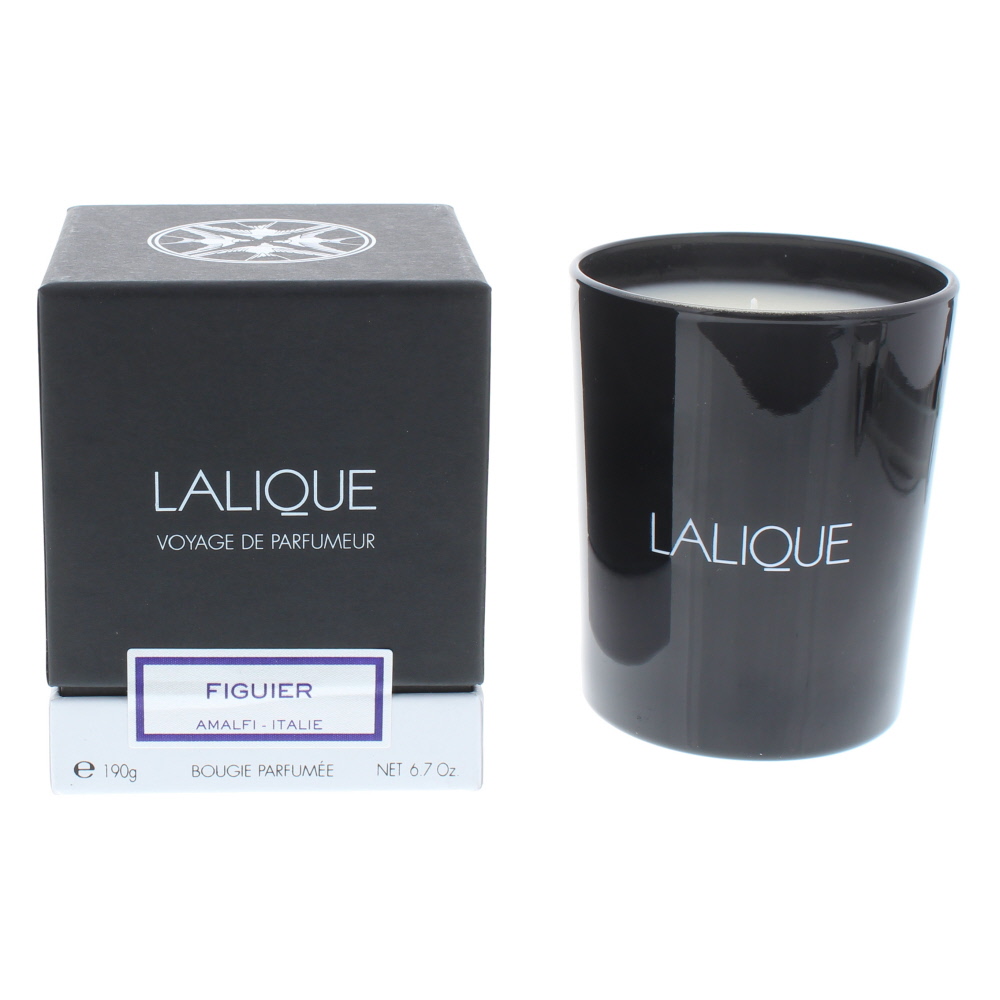 Lalique Figuier Amalfi Italie Candle 190g - Black - One Size