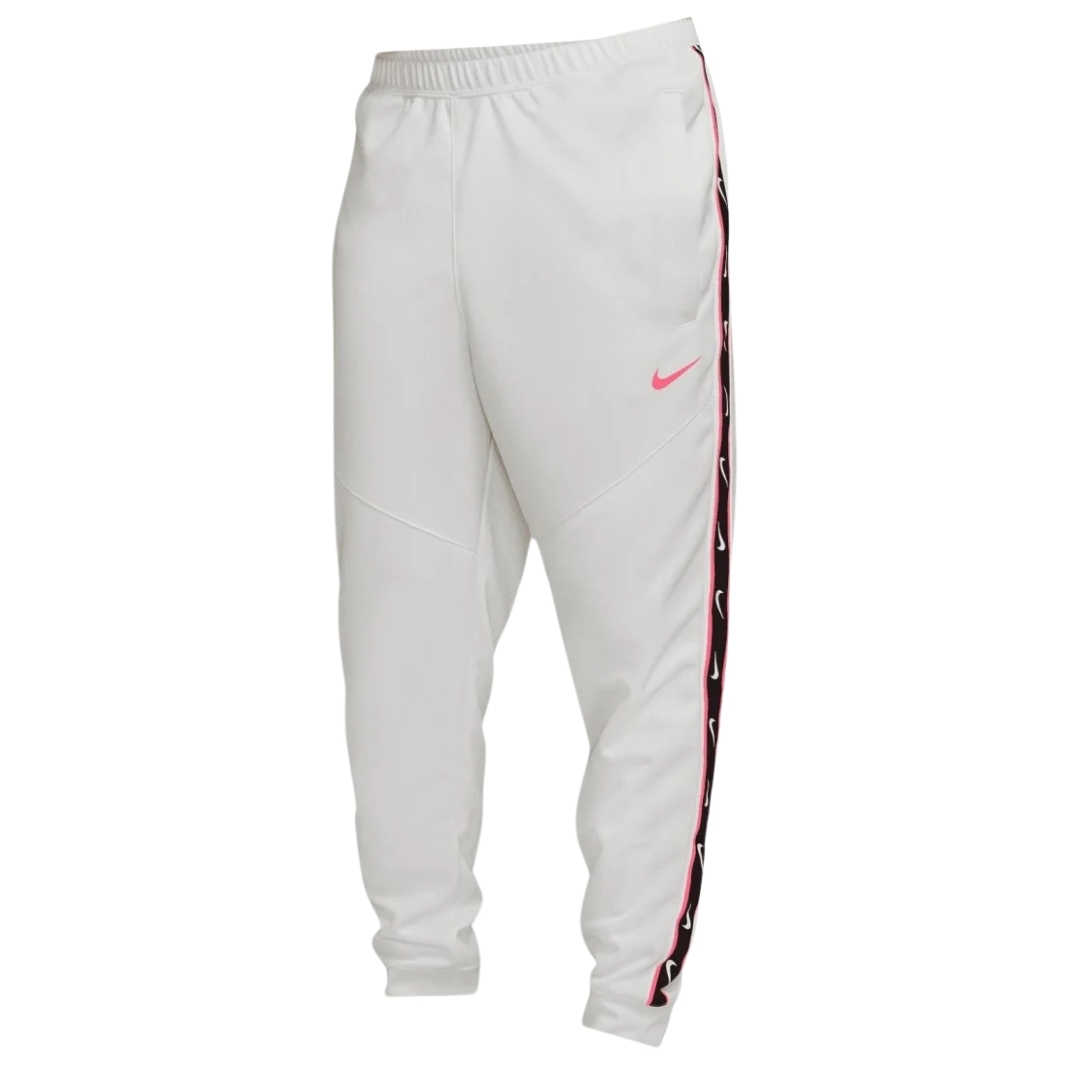 Nike logo getapete zoom witte joggingbroek