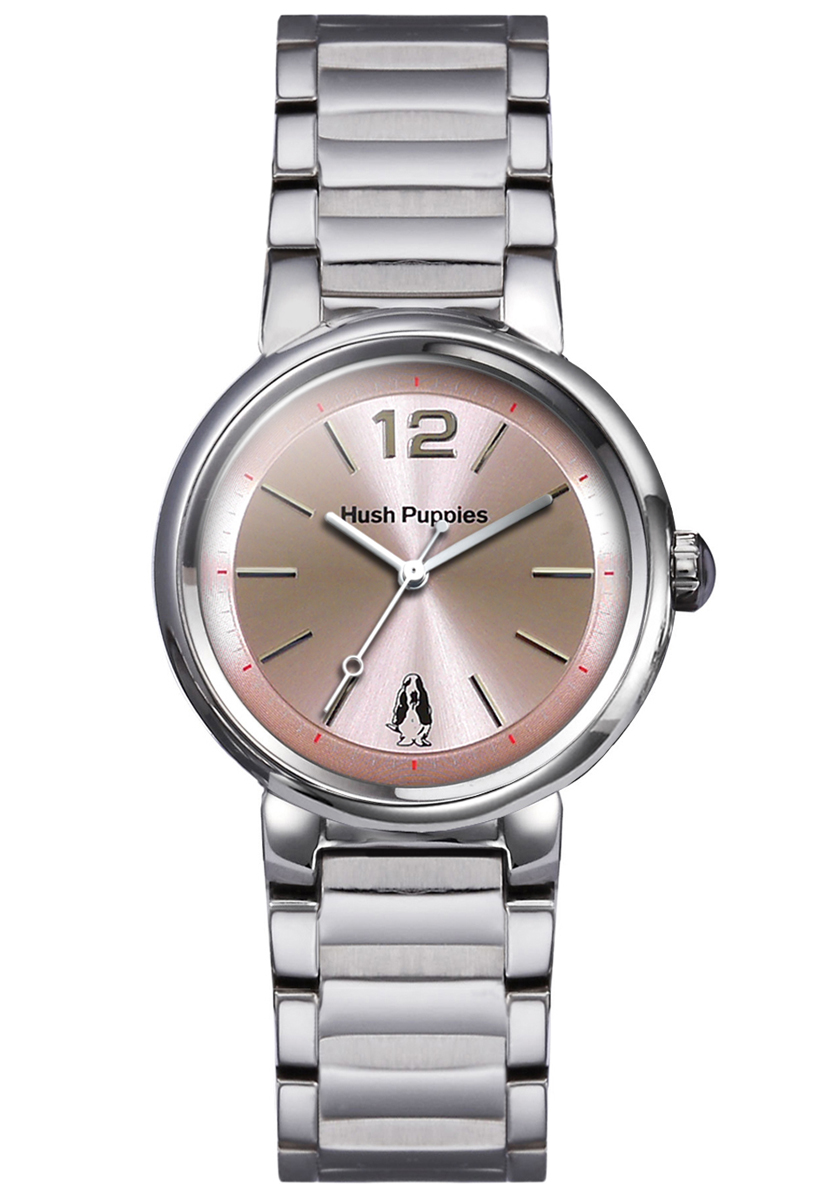 Hush Puppies : Orbz WoMens Pink Watch - Silver Stainless Steel - One Size