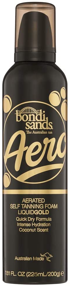 Bondi Sands Womens Aero Aerated Self Tanning Foam - Liquid Gold 225ml - One Size