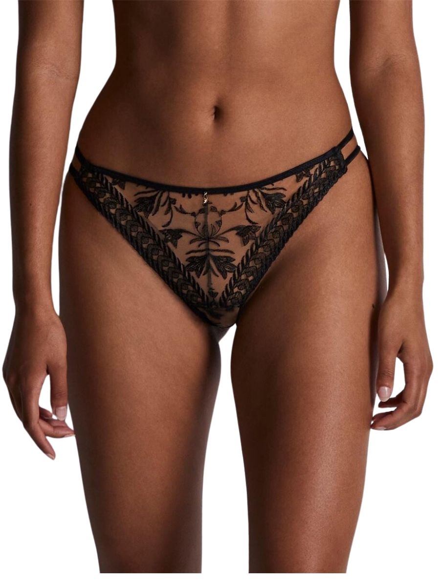 Aubade Womens Magnetic Spell Tanga - Black Polyamide - Size Small