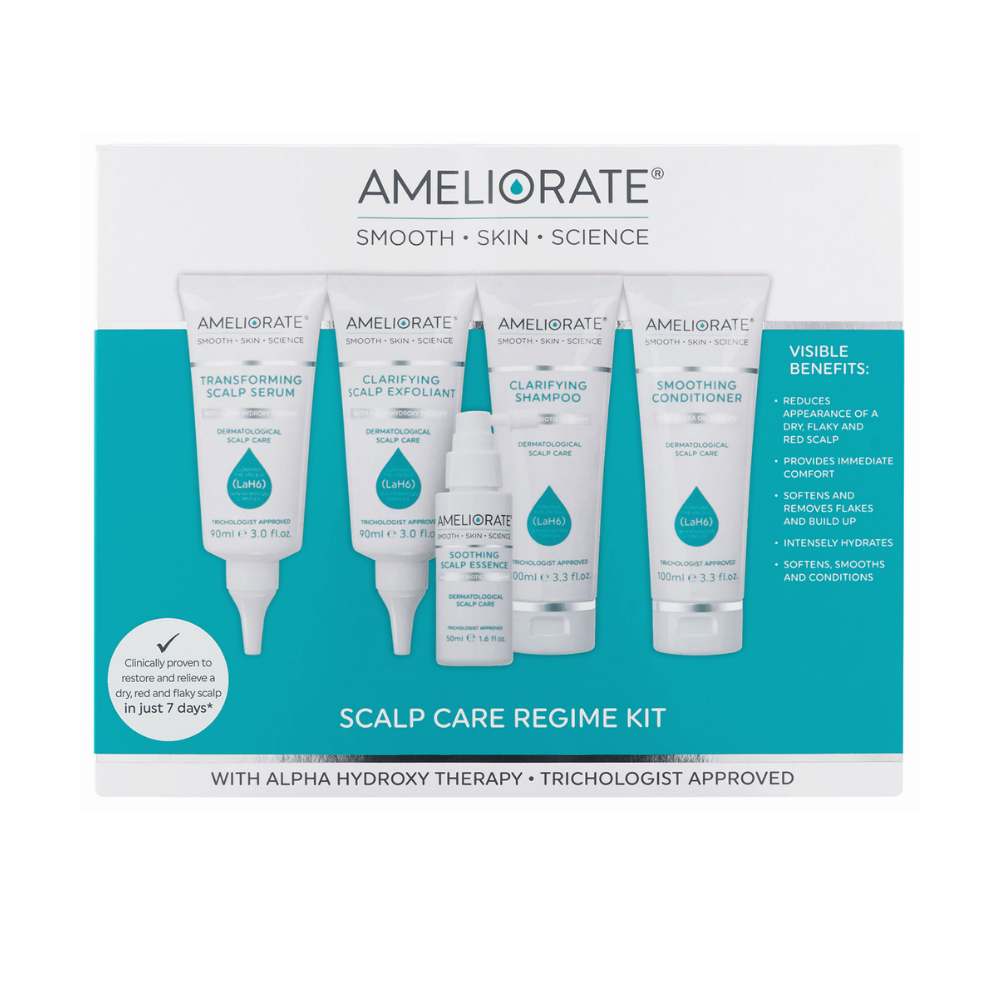 Ameliorate Womens Scalp Care Regime Kit - 5 Piece Set (Worth £52.00) - Red - One Size