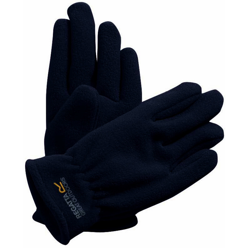 Regatta Boys & Girls Taz II Anti Pill Fleece Winter Walking Gloves - Black - Size 5-6Y