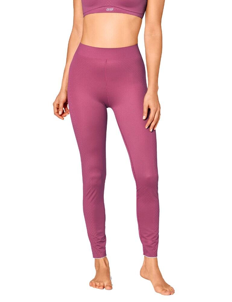 Sloggi Womens 10198245 Women Move Precision Leggings - Pink - Size 10 UK