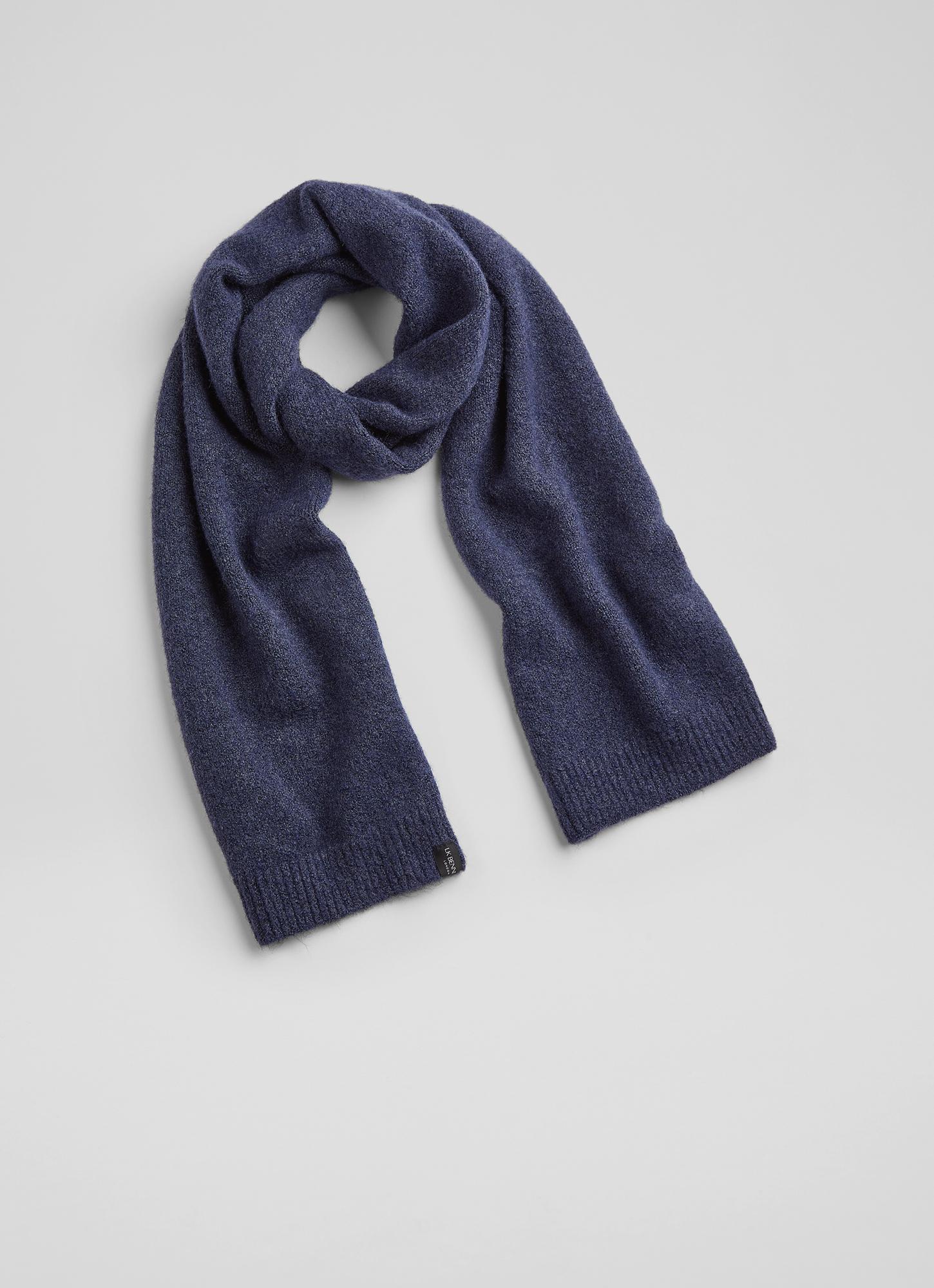 LK Bennett Womens Lisa Scarf, Navy - One Size